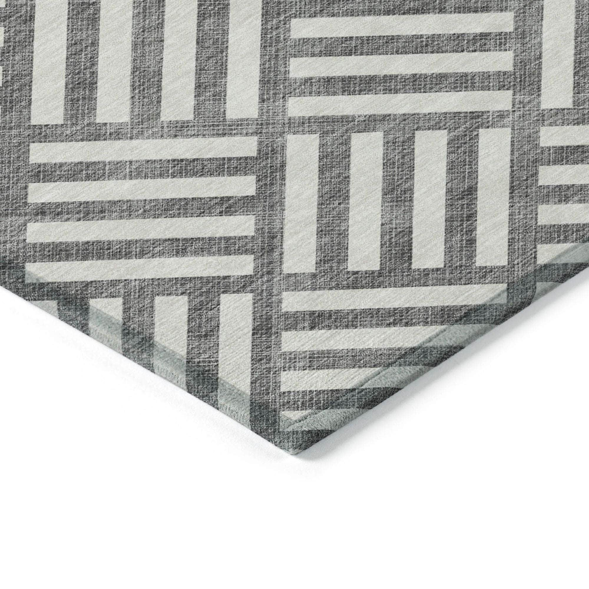 Machine Made ACN620 Charcoal Gray Rugs #color_charcoal gray