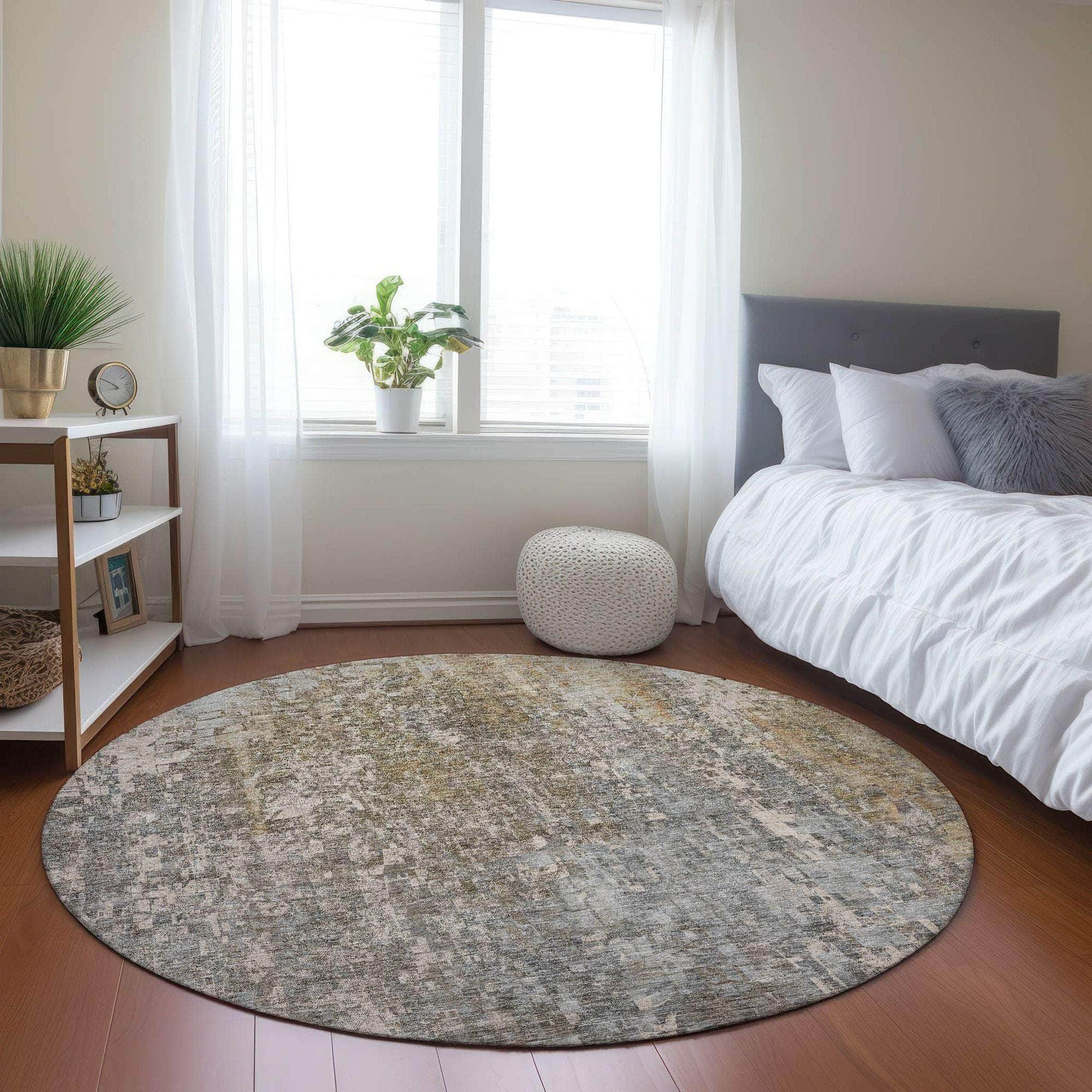 Machine Made ACN581 Beige Brown Rugs #color_beige brown