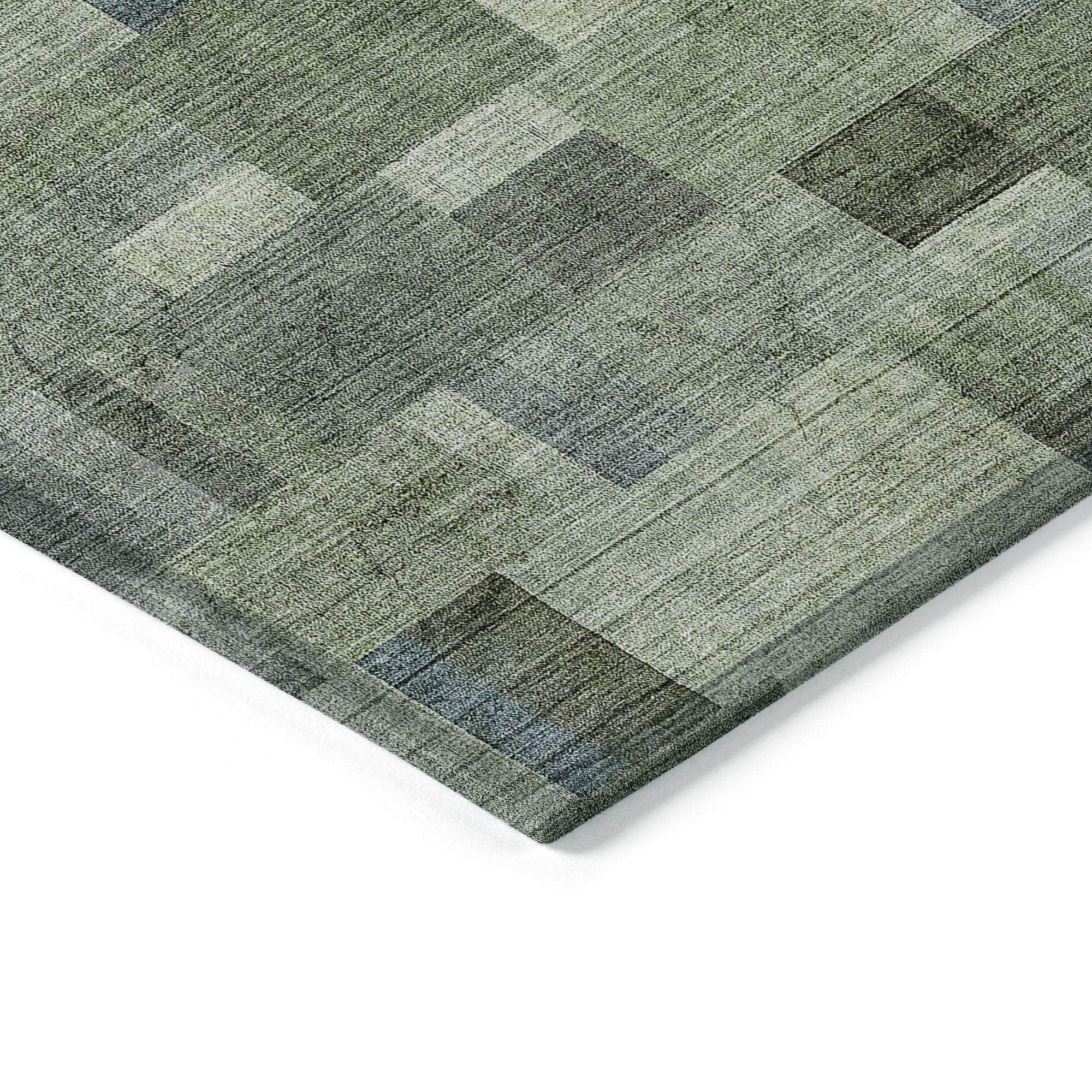 Machine Made ACN639 Green  Rugs #color_green 