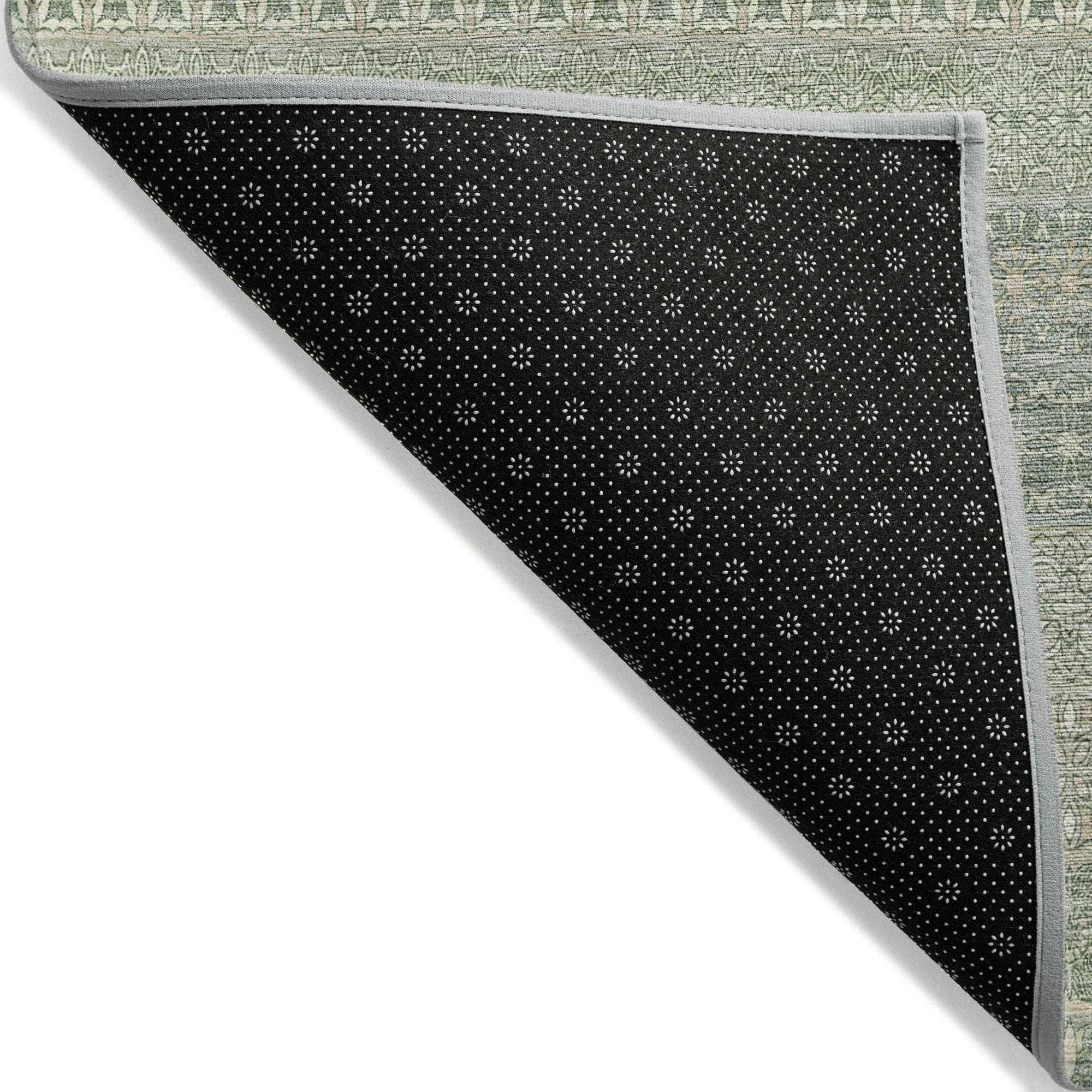 Machine Made ACN527 Aloe Green Rugs #color_aloe green