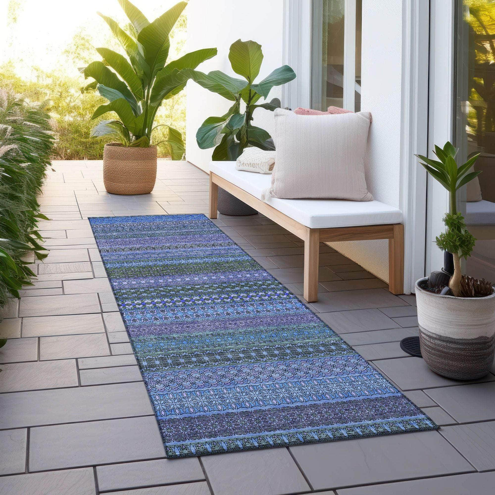 Machine Made ACN527 Blue  Rugs #color_blue 