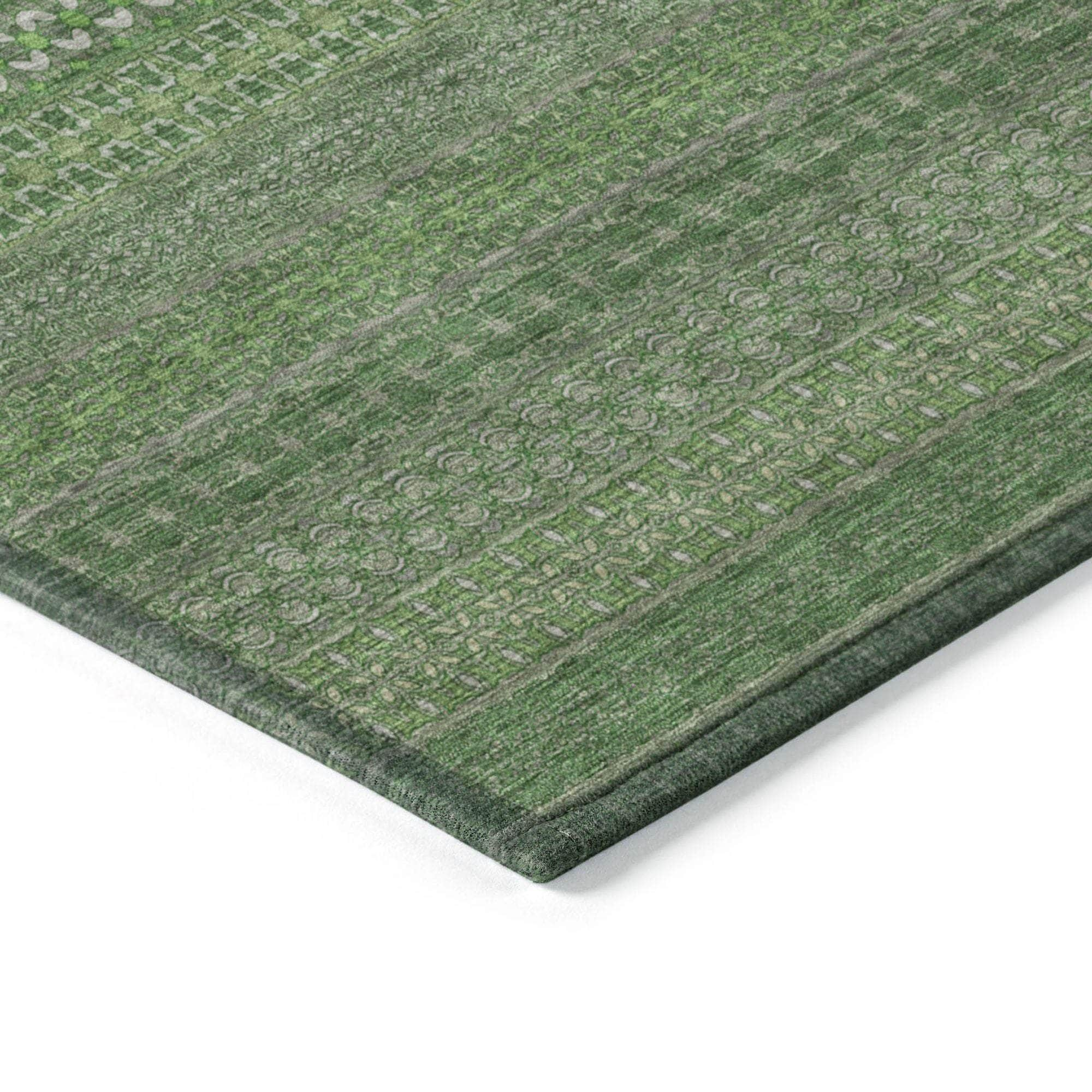 Machine Made ACN527 Fern Green Rugs #color_fern green