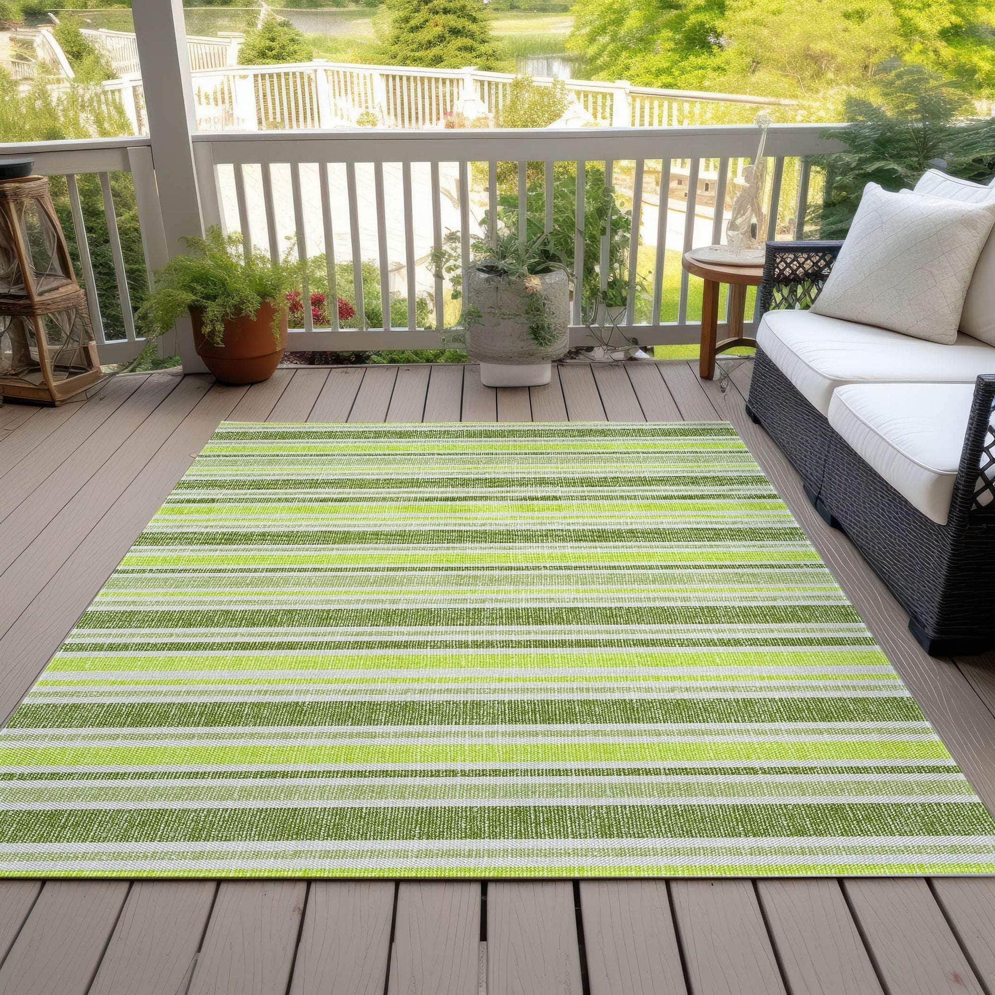 Machine Made ACN531 Fern Green Rugs #color_fern green