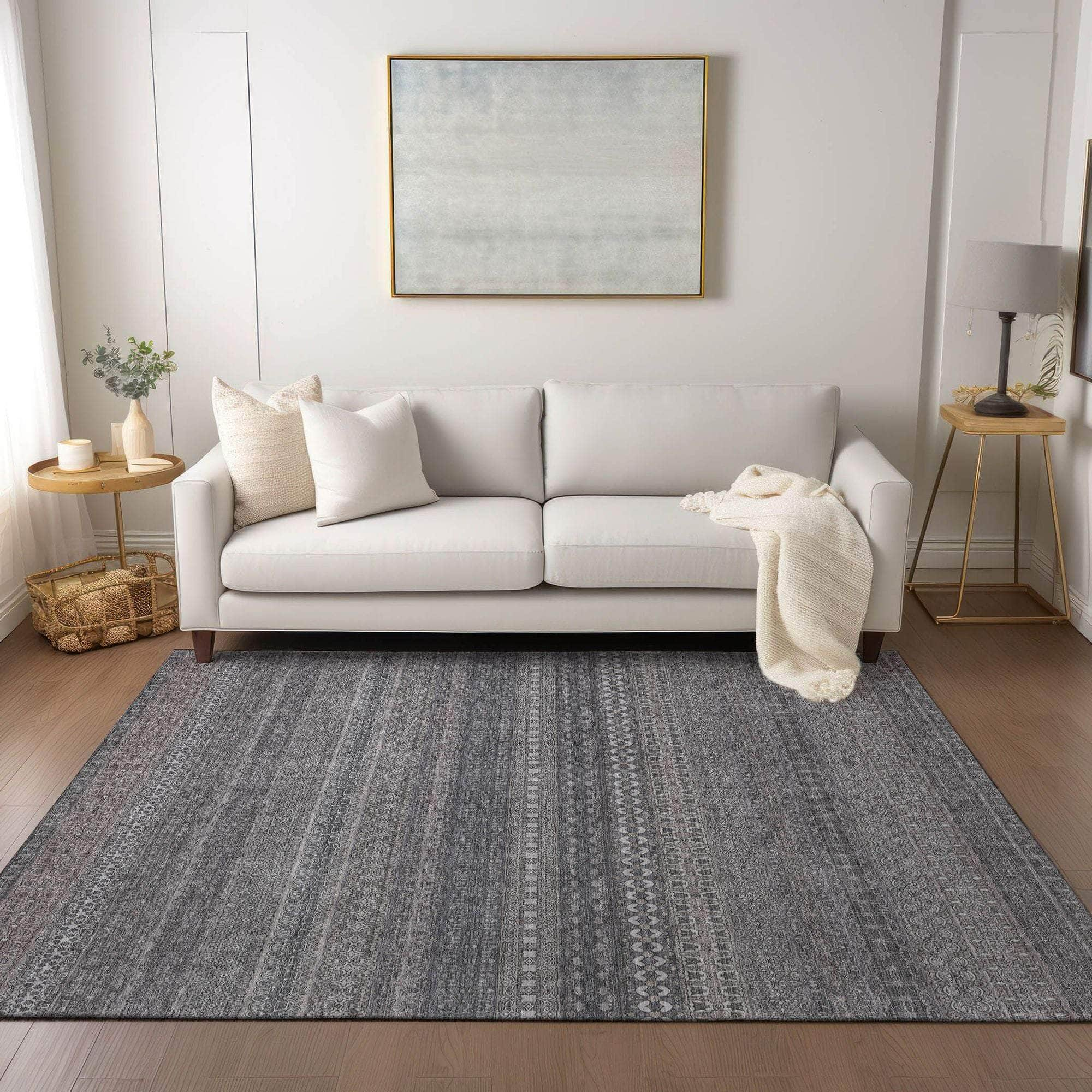 Machine Made ACN527 Gray  Rugs #color_gray 