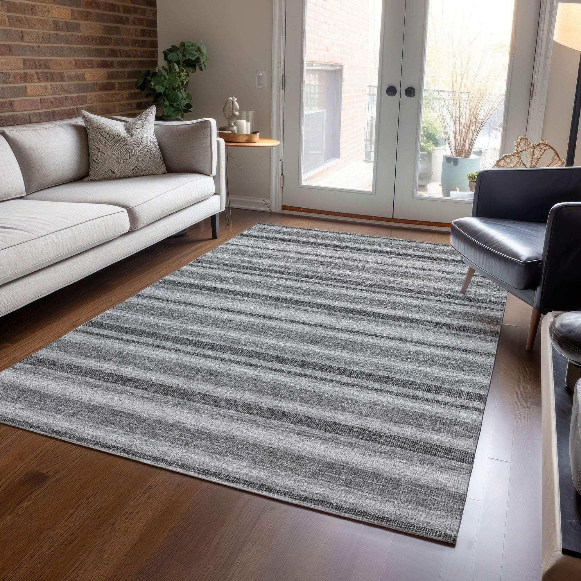 Machine Made ACN531 Gray  Rugs #color_gray 