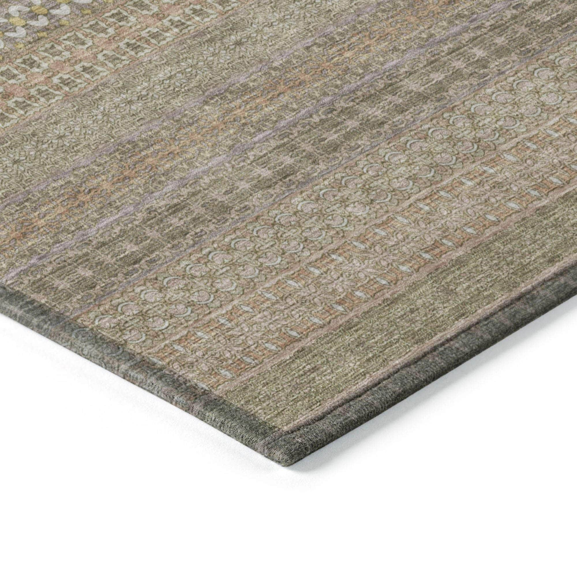 Machine Made ACN527 Khaki Brown Rugs #color_khaki brown