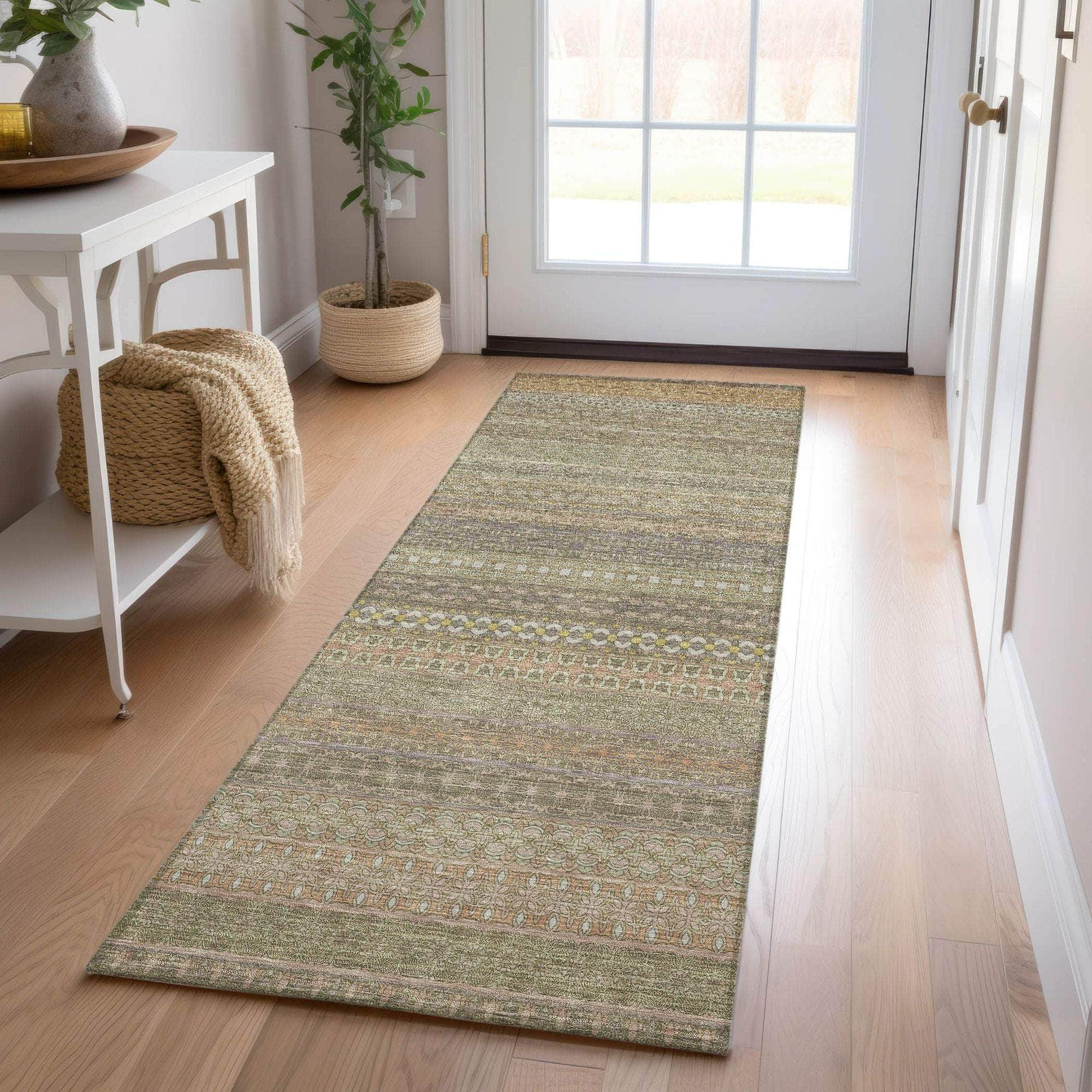 Machine Made ACN527 Khaki Brown Rugs #color_khaki brown