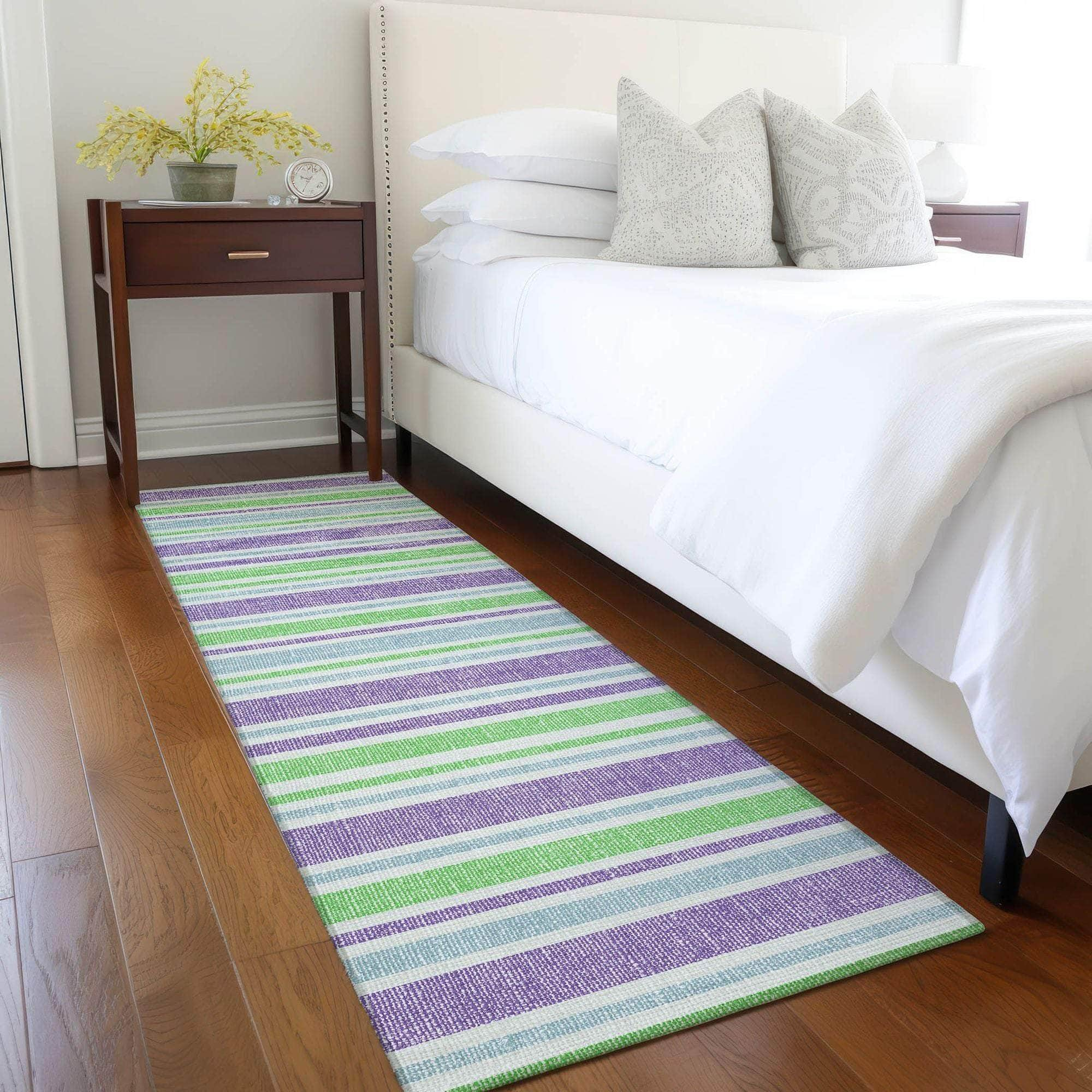 Machine Made ACN531 Lime Green Rugs #color_lime green