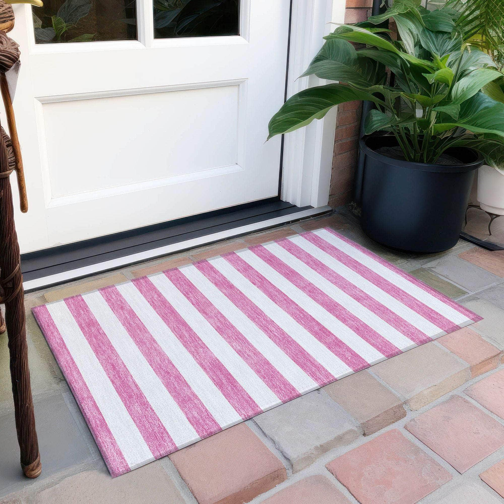 Machine Made ACN528 Pink  Rugs #color_pink 