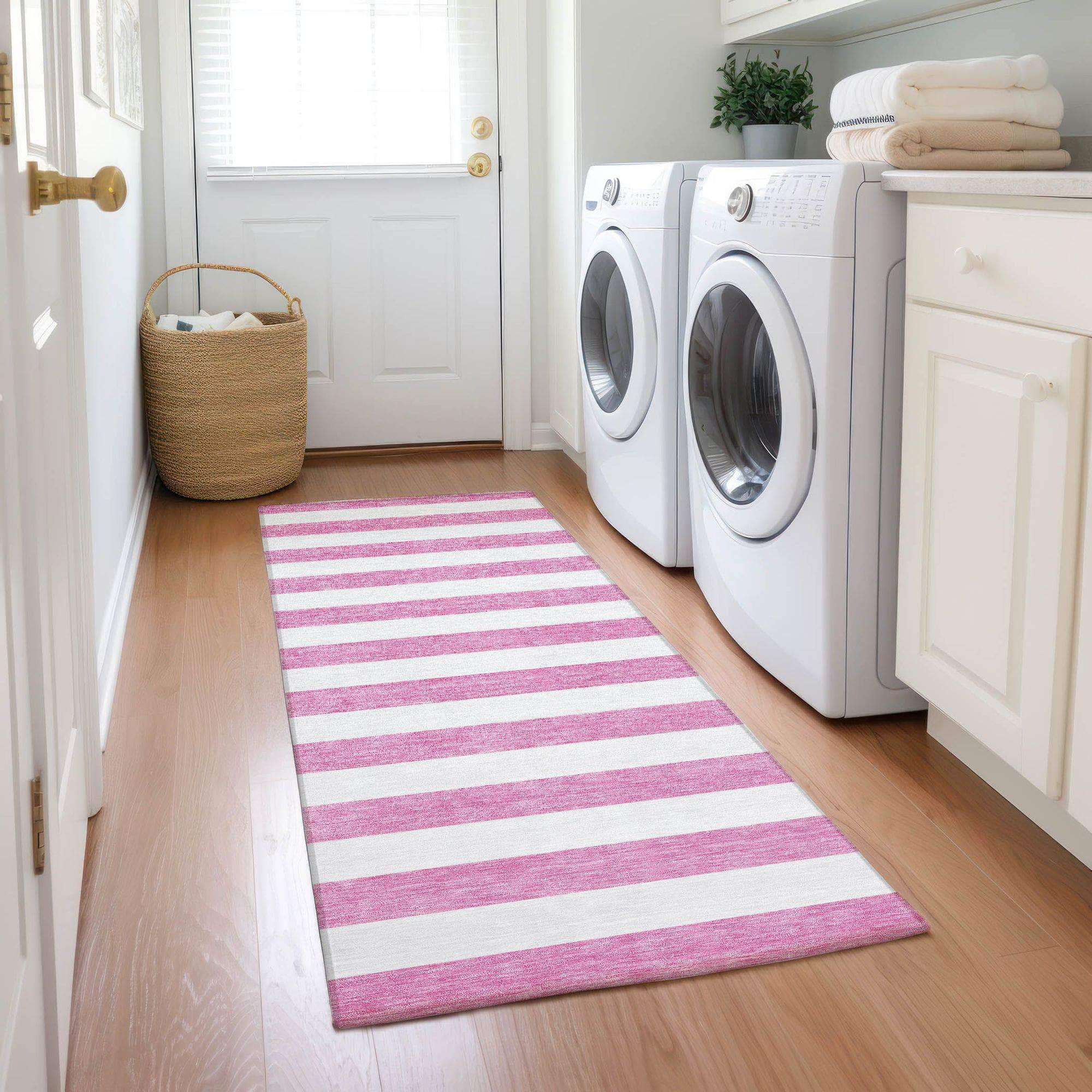 Machine Made ACN528 Pink  Rugs #color_pink 