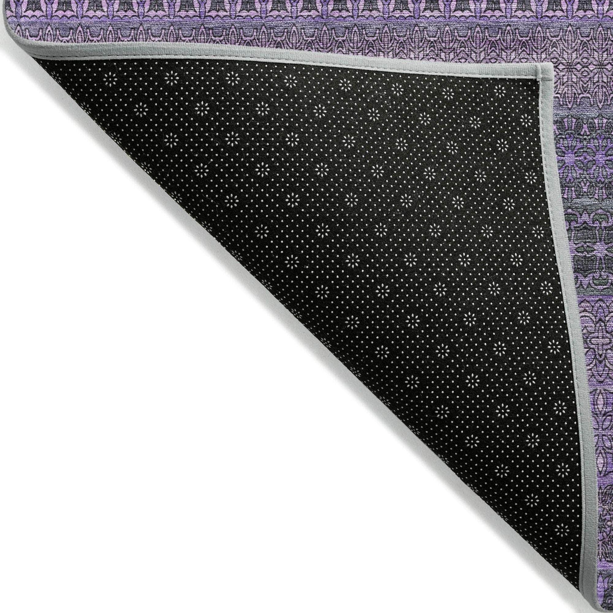 Machine Made ACN527 Purple  Rugs #color_purple 