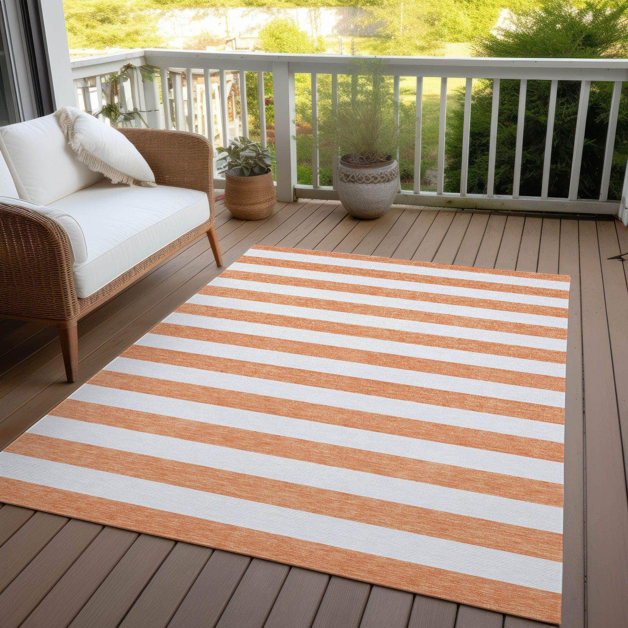 Machine Made ACN528 Salmon Orange Rugs #color_salmon orange