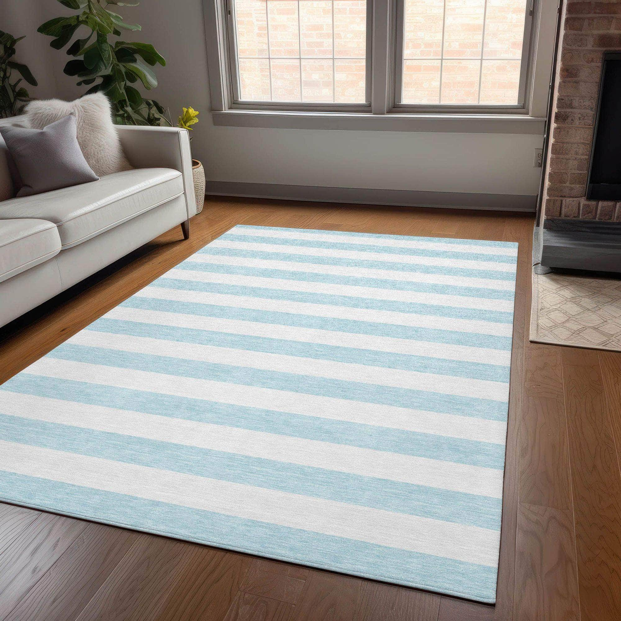 Machine Made ACN528 Sky Blue Rugs #color_sky blue