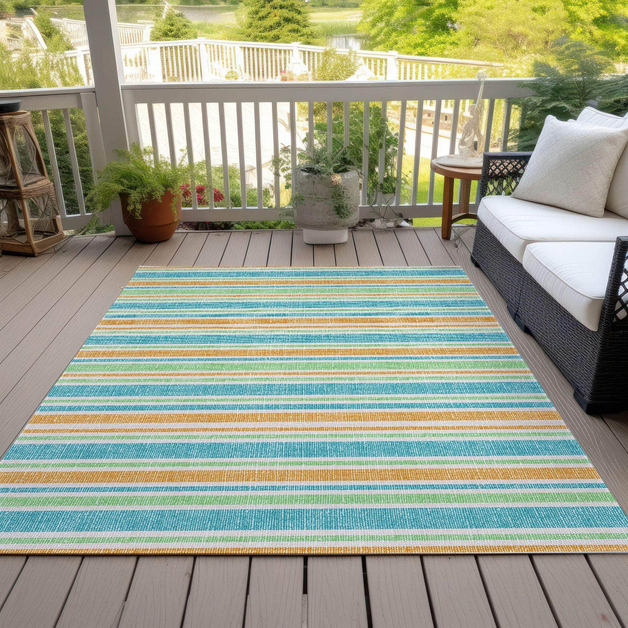 Machine Made ACN531 Teal  Rugs #color_teal 