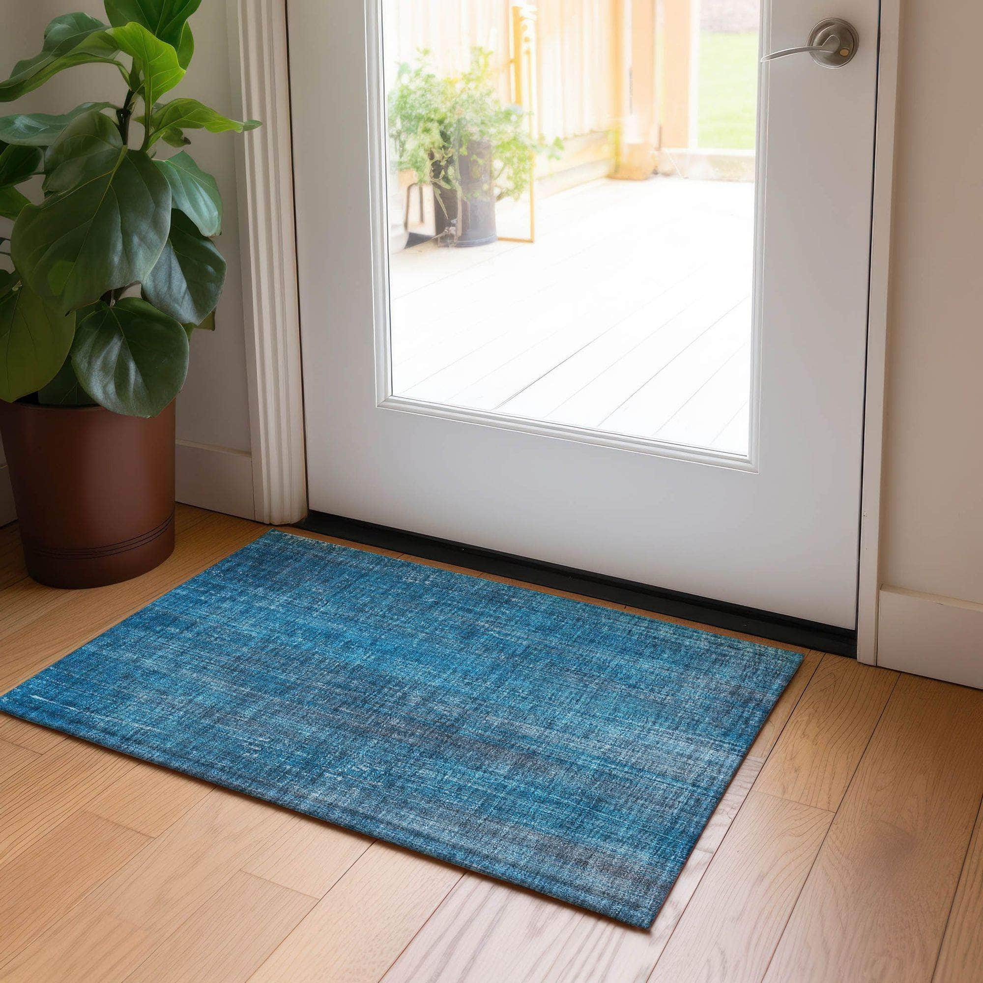 Machine Made ACN552 Blue  Rugs #color_blue 