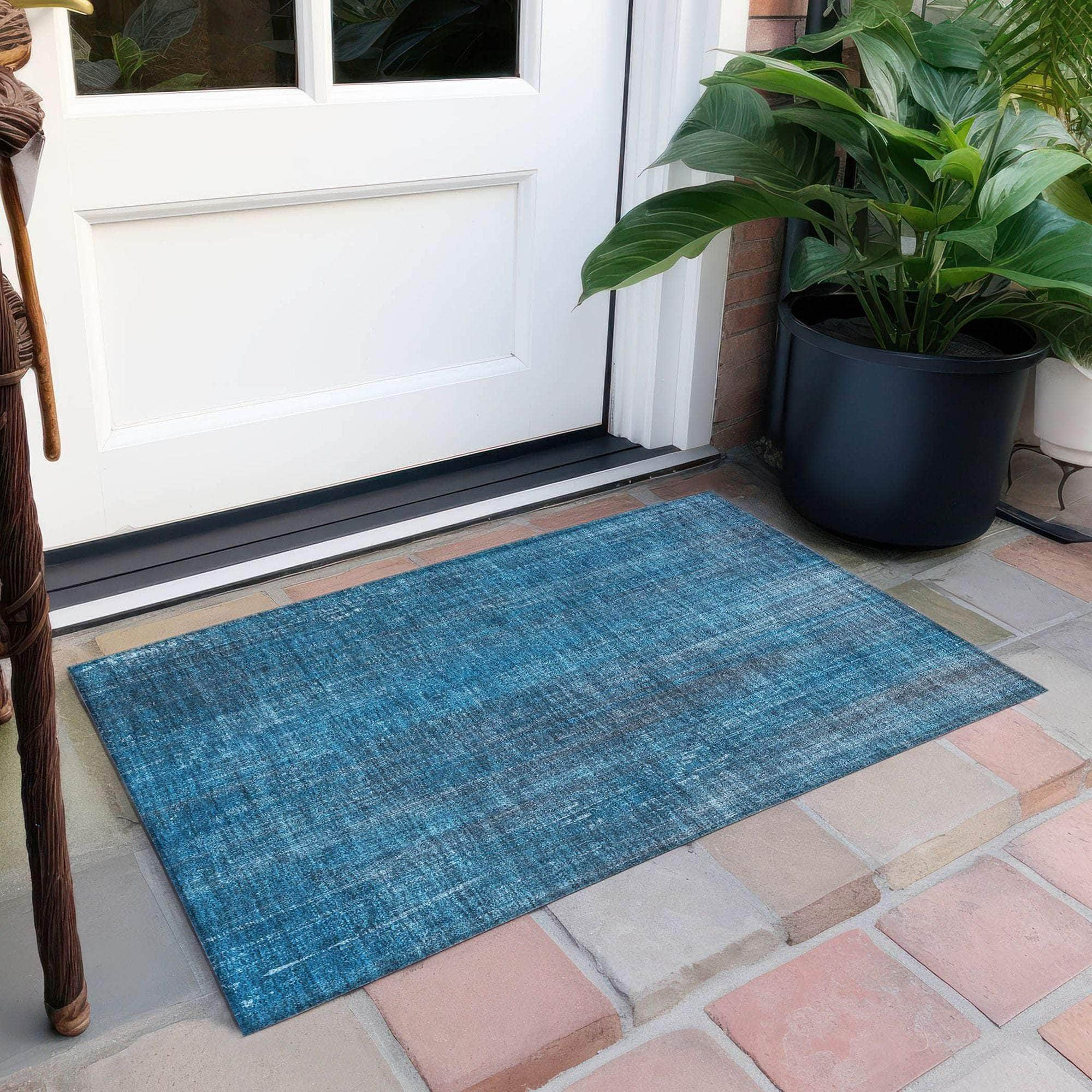 Machine Made ACN552 Blue  Rugs #color_blue 