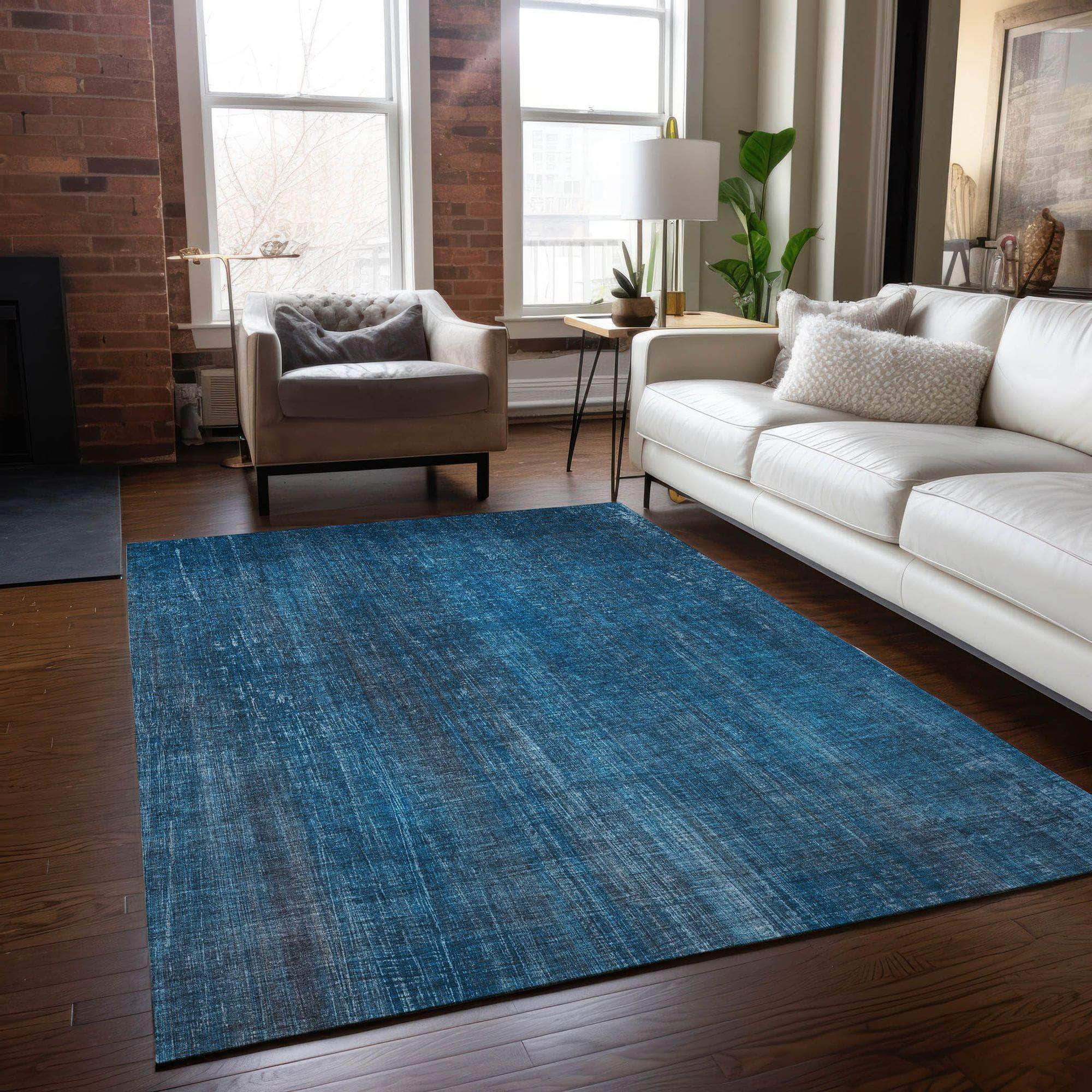 Machine Made ACN552 Blue  Rugs #color_blue 