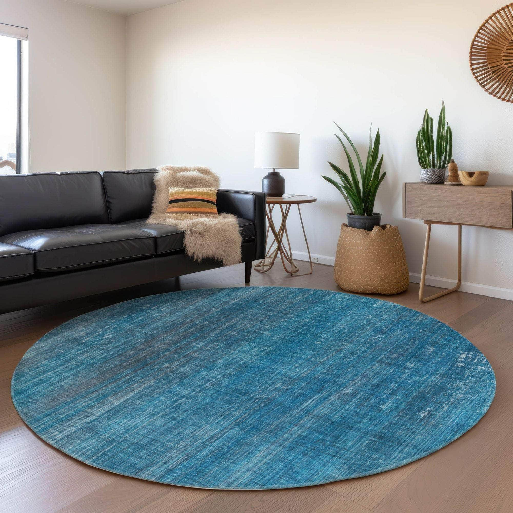 Machine Made ACN552 Blue  Rugs #color_blue 