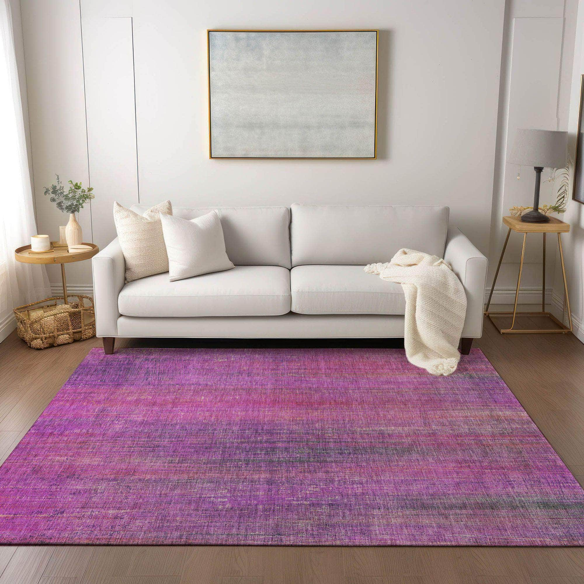 Machine Made ACN552 Lilac Purple Rugs #color_lilac purple