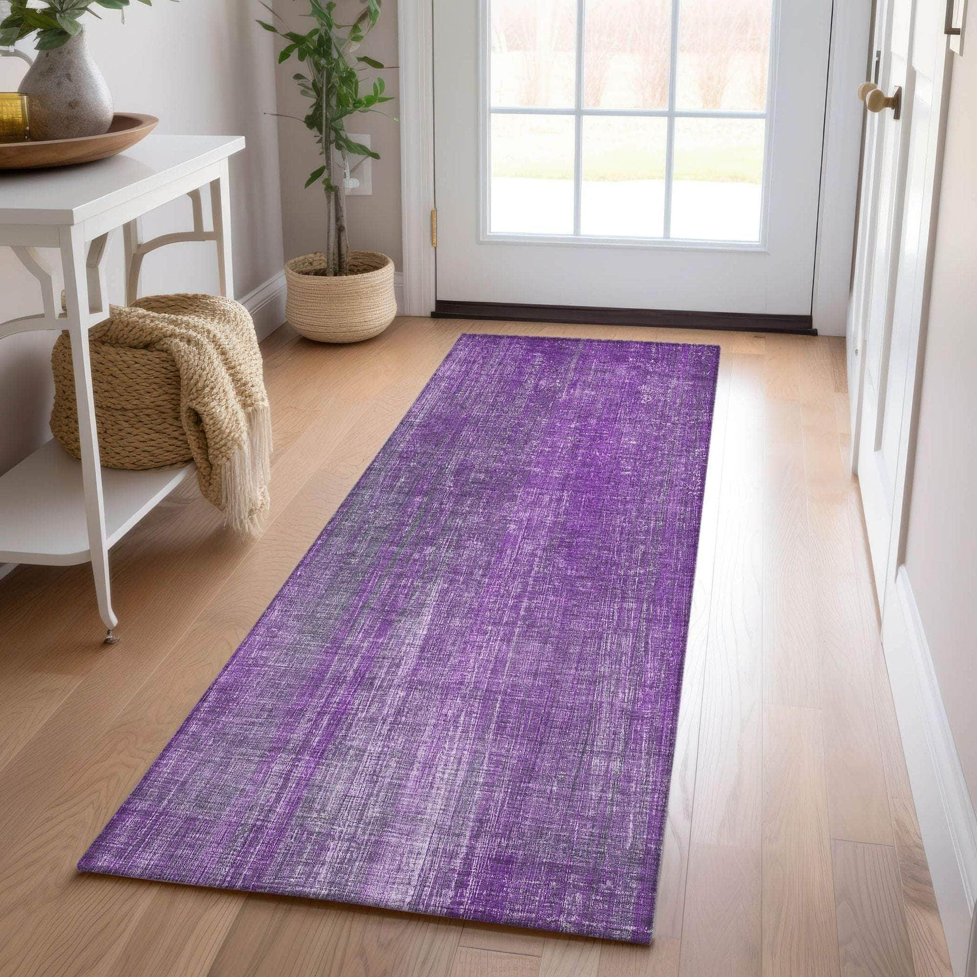 Machine Made ACN552 Purple  Rugs #color_purple 