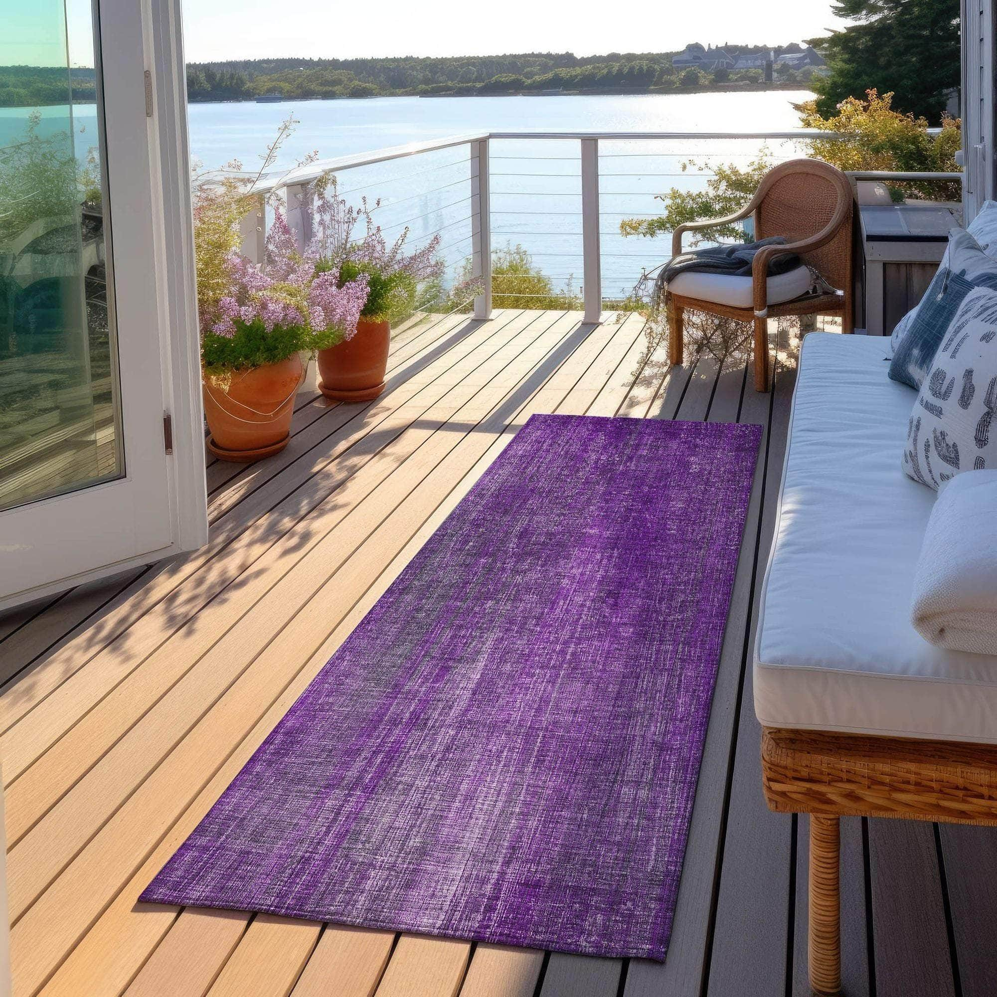 Machine Made ACN552 Purple  Rugs #color_purple 