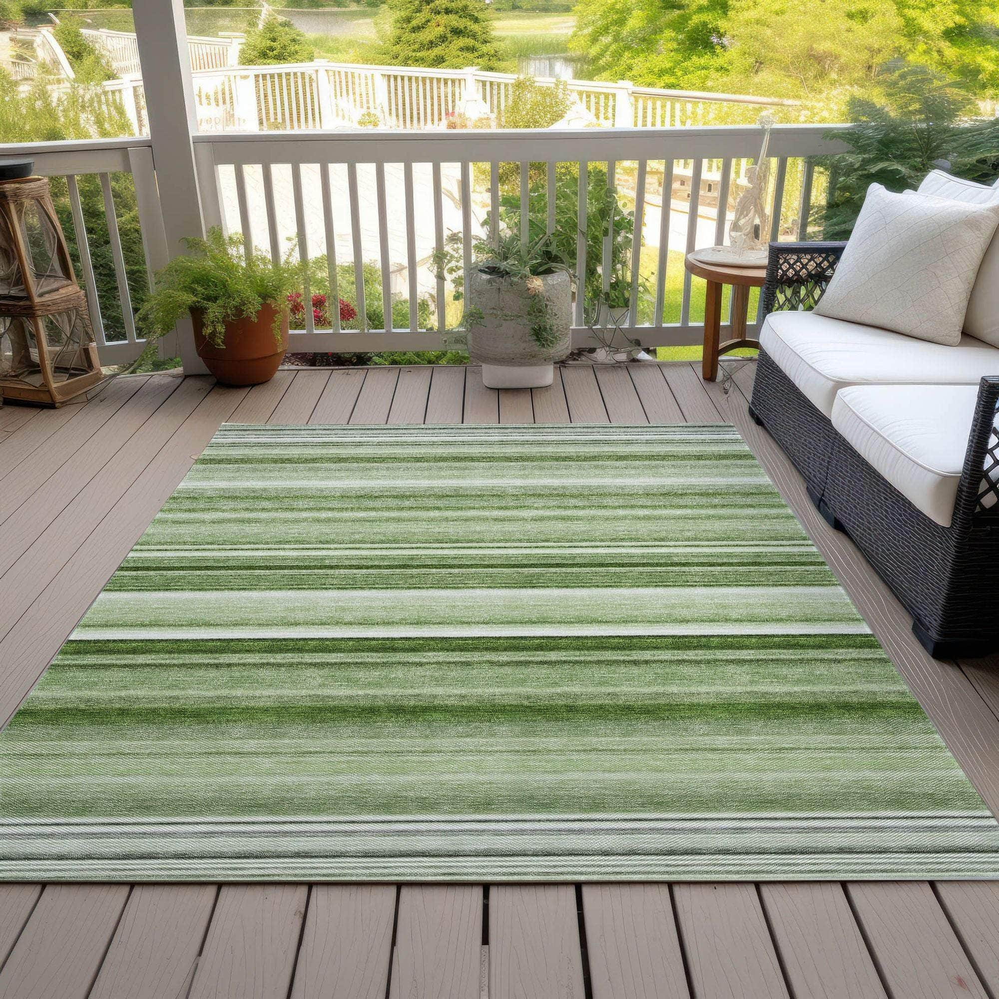 Machine Made ACN529 Aloe Green Rugs #color_aloe green