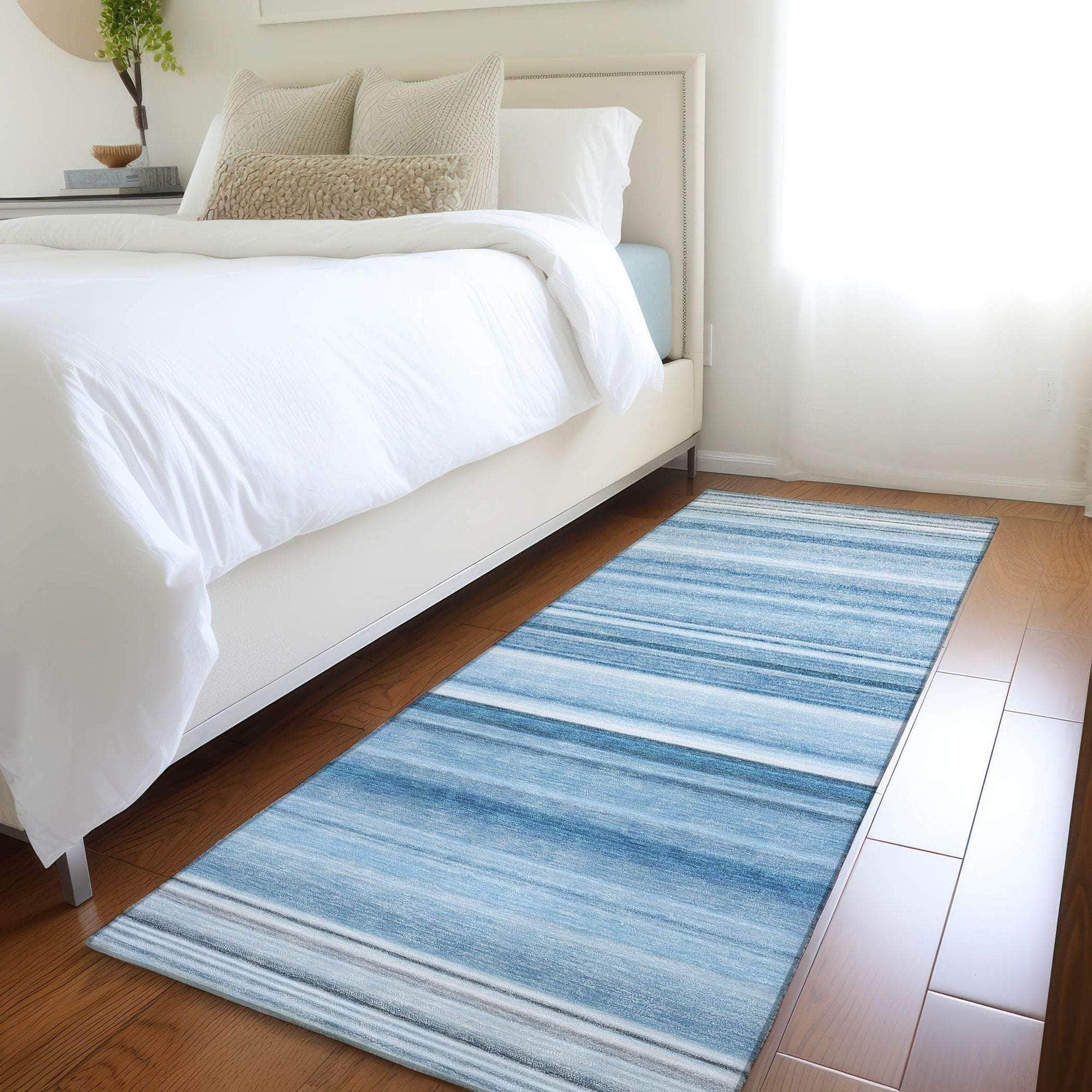 Machine Made ACN529 Blue  Rugs #color_blue 