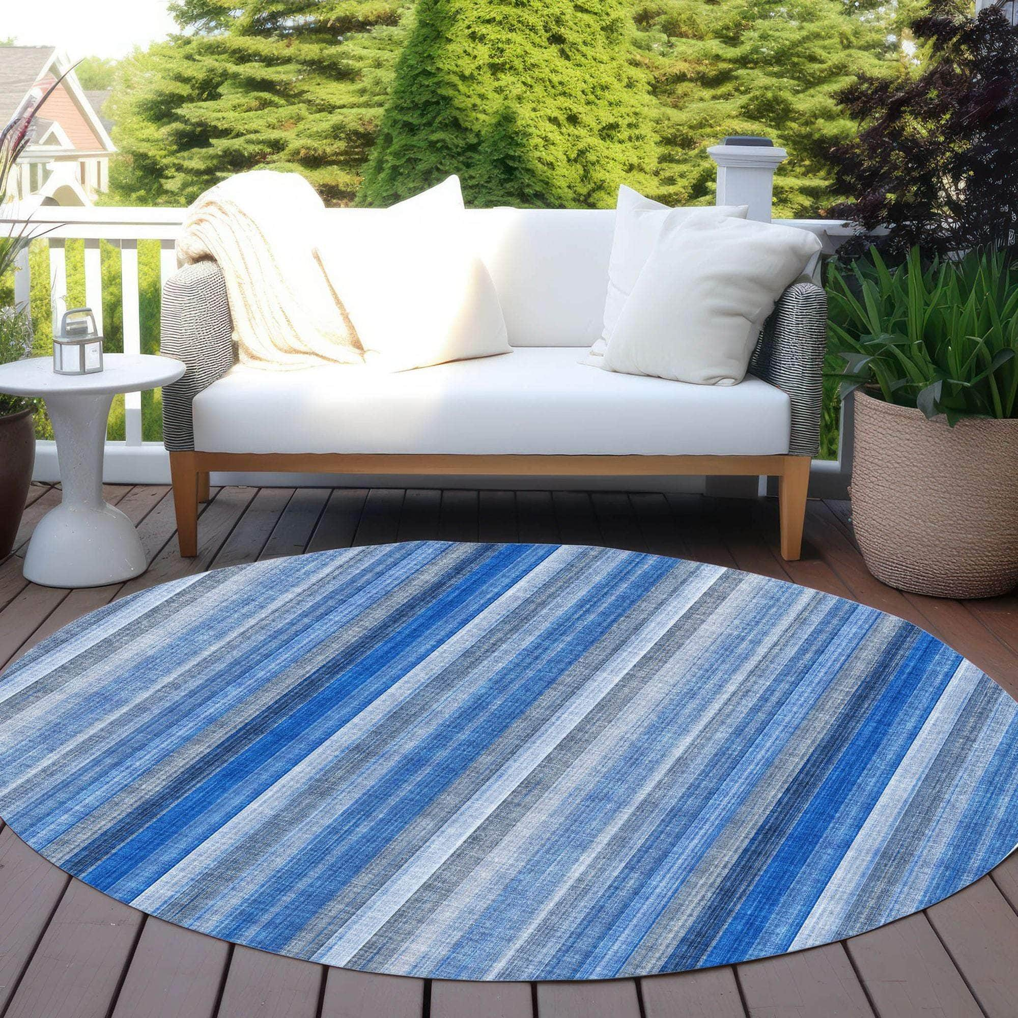 Machine Made ACN543 Blue  Rugs #color_blue 