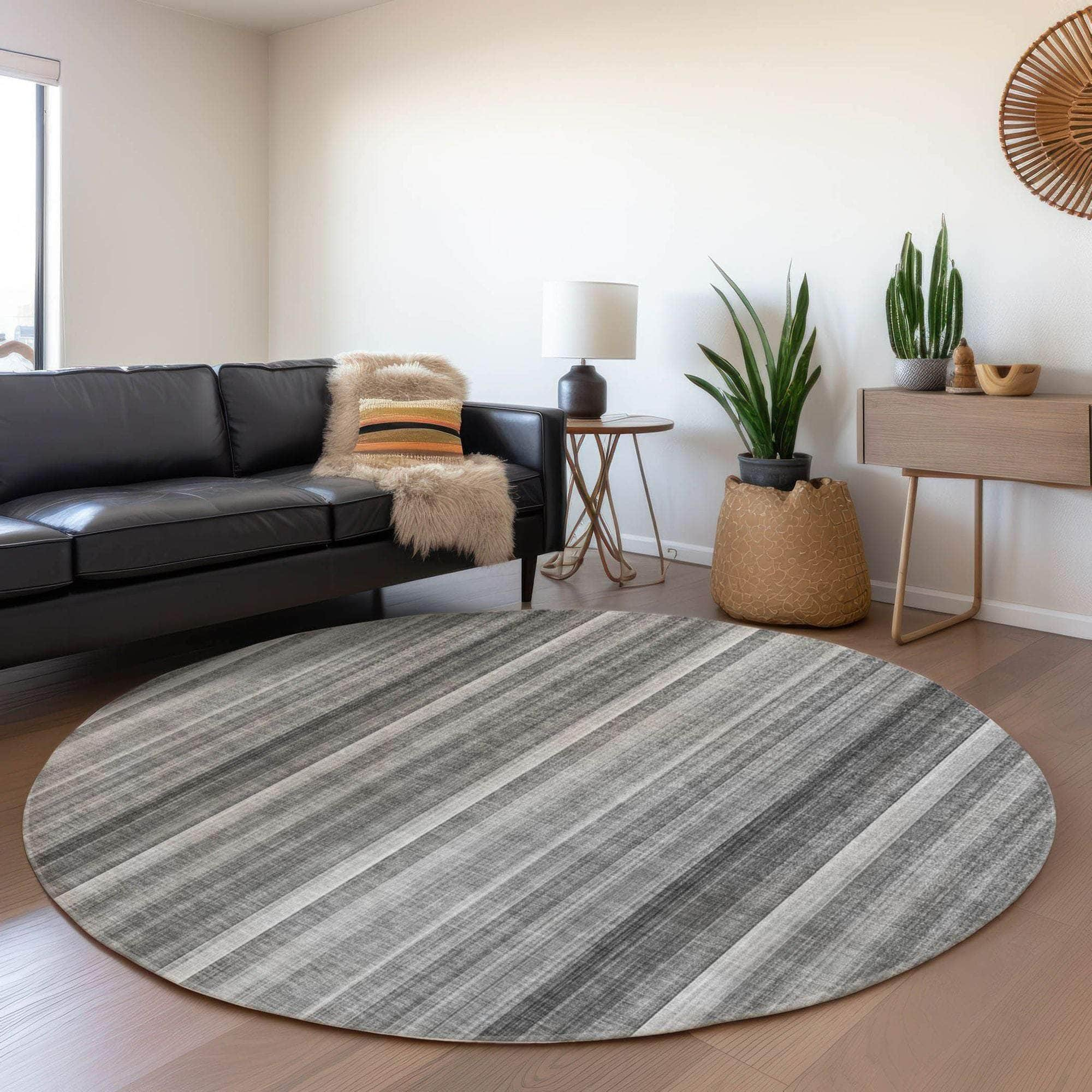 Machine Made ACN543 Gray  Rugs #color_gray 