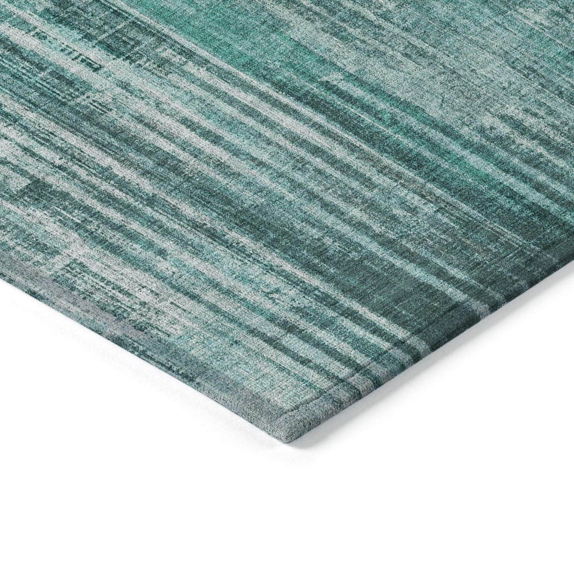 Machine Made ACN582 Teal  Rugs #color_teal 