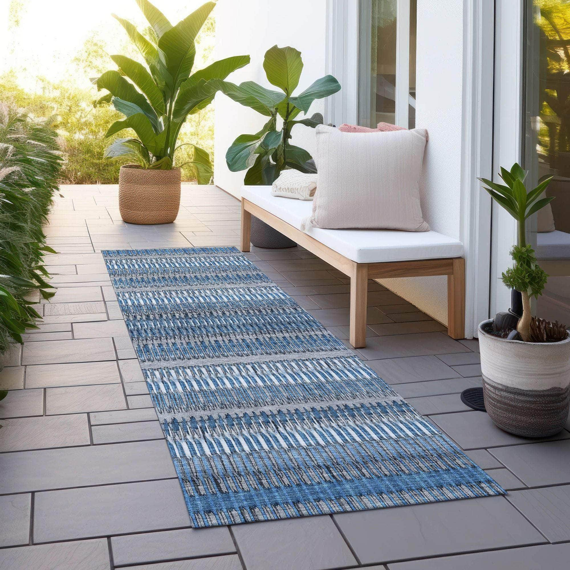 Machine Made ACN589 Blue  Rugs #color_blue 