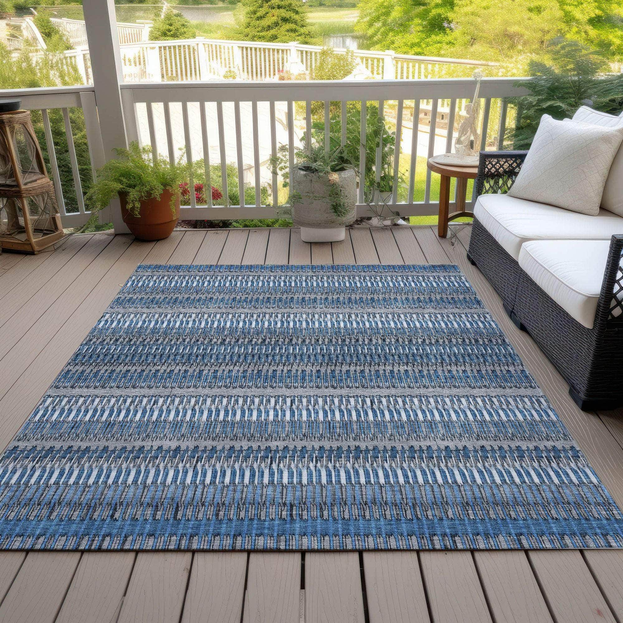 Machine Made ACN589 Blue  Rugs #color_blue 