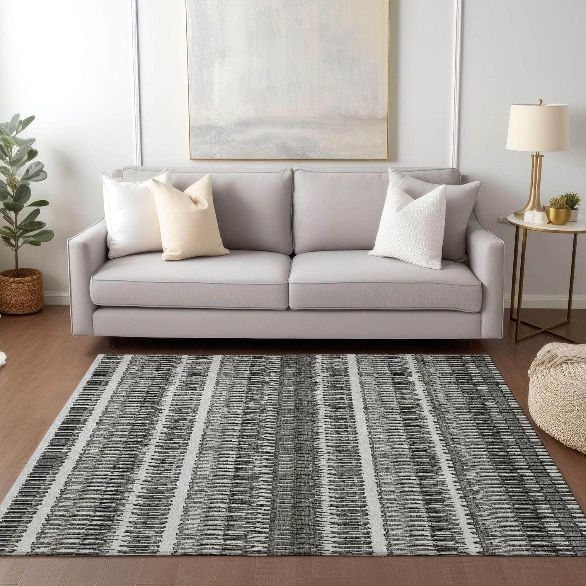 Machine Made ACN589 Gray  Rugs #color_gray 