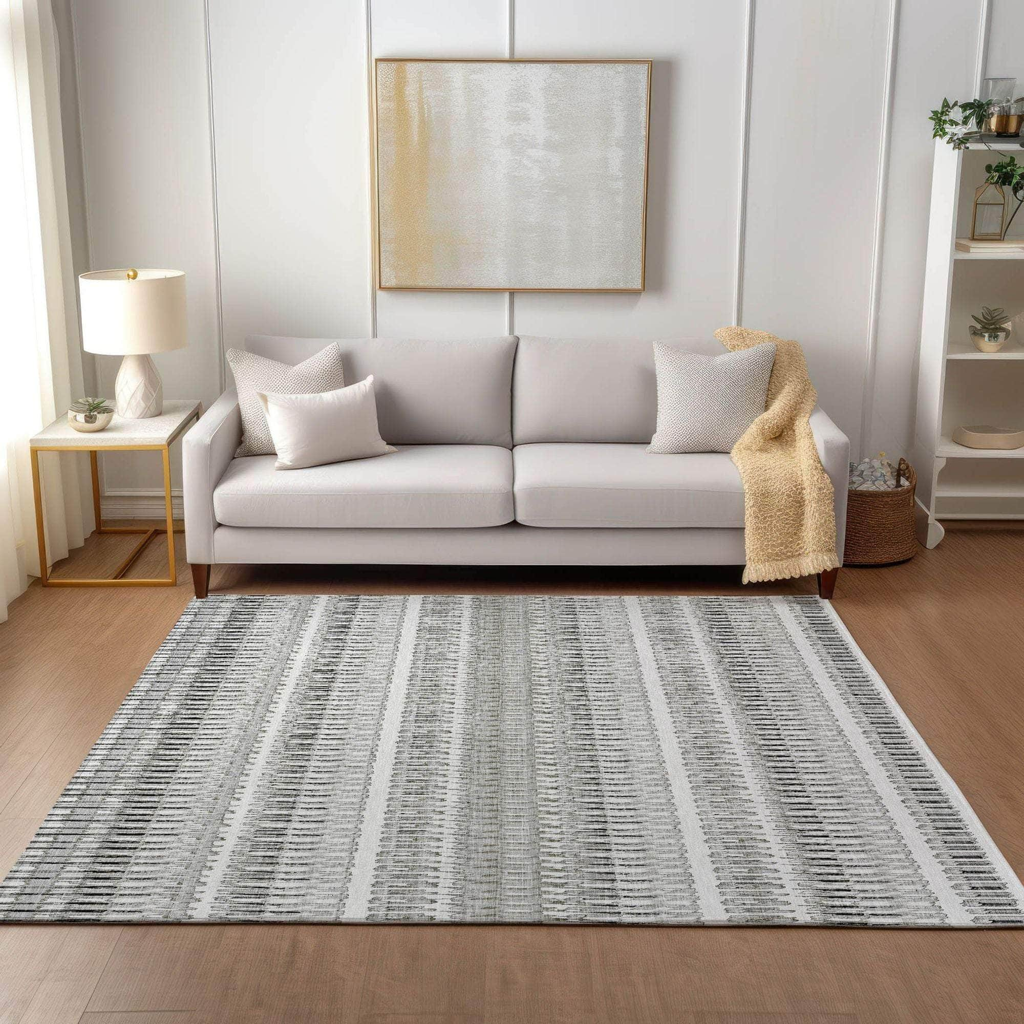 Machine Made ACN589 Ivory  Rugs #color_ivory 