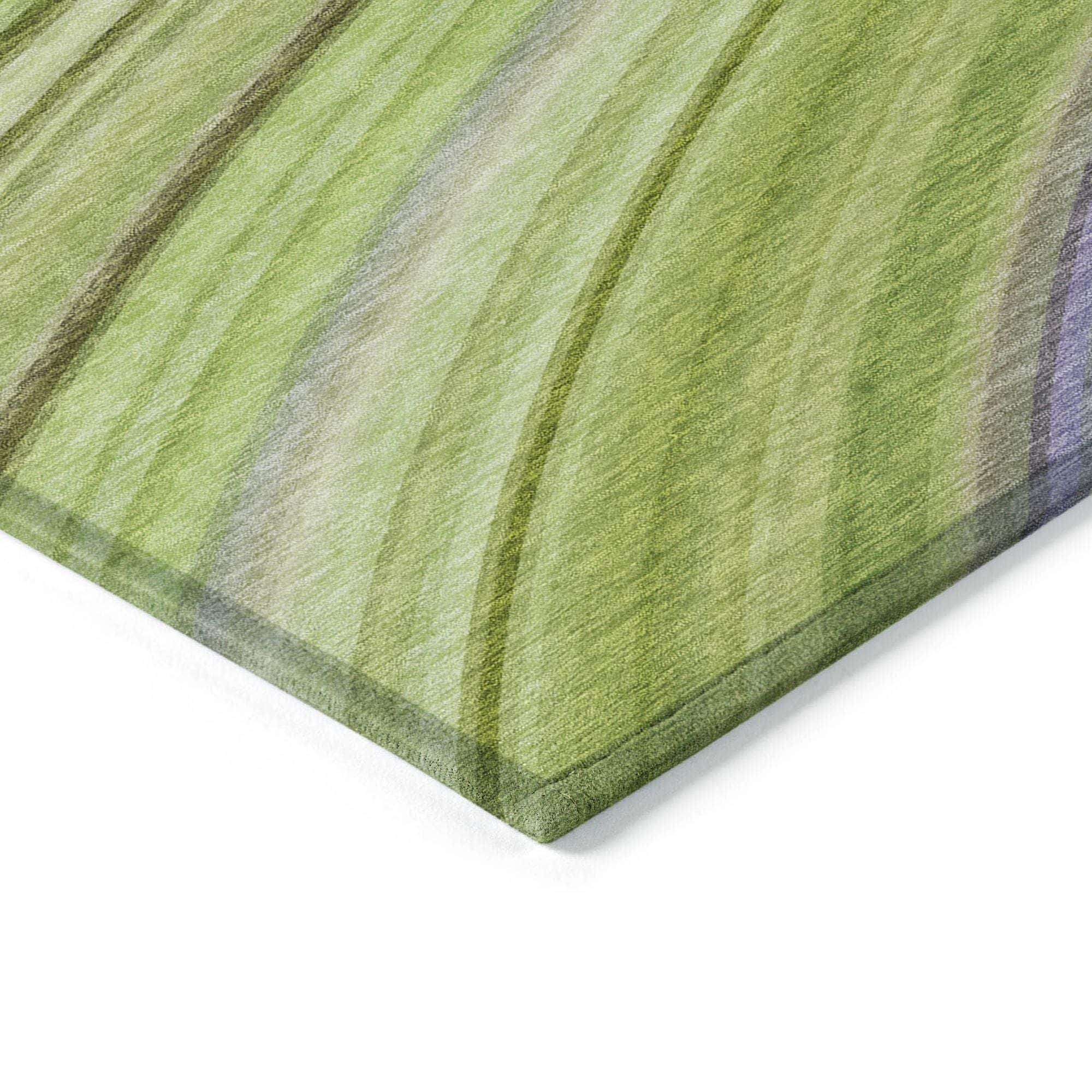 Machine Made ACN585 Aloe Green Rugs #color_aloe green