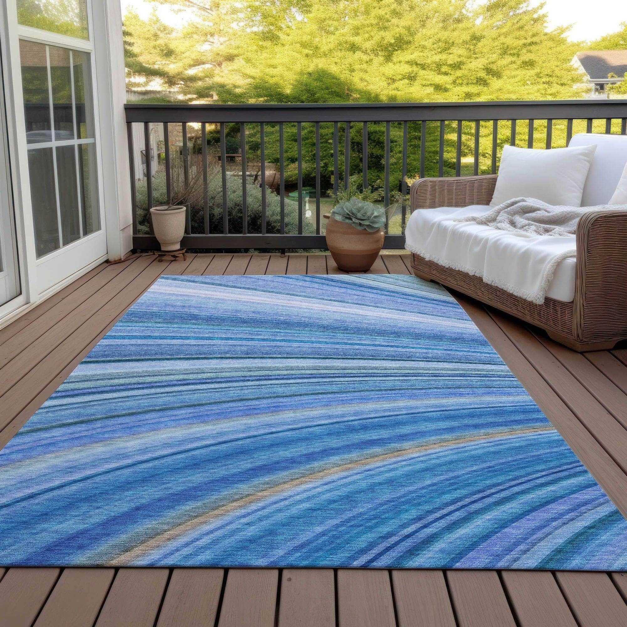 Machine Made ACN585 Blue  Rugs #color_blue 