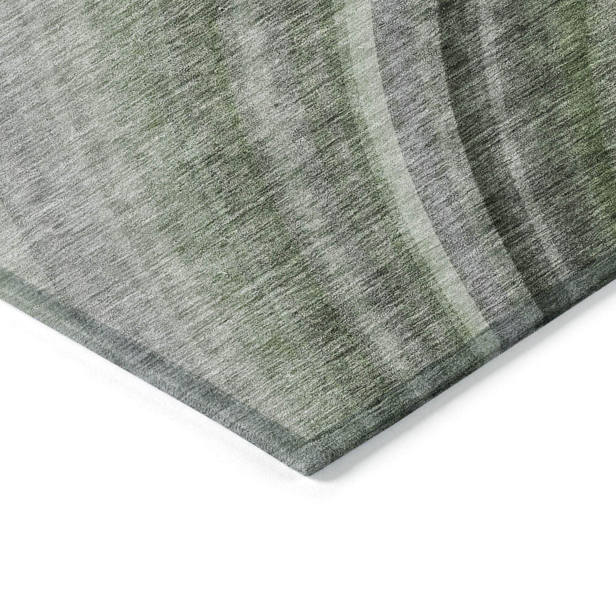 Machine Made ACN584 Green  Rugs #color_green 