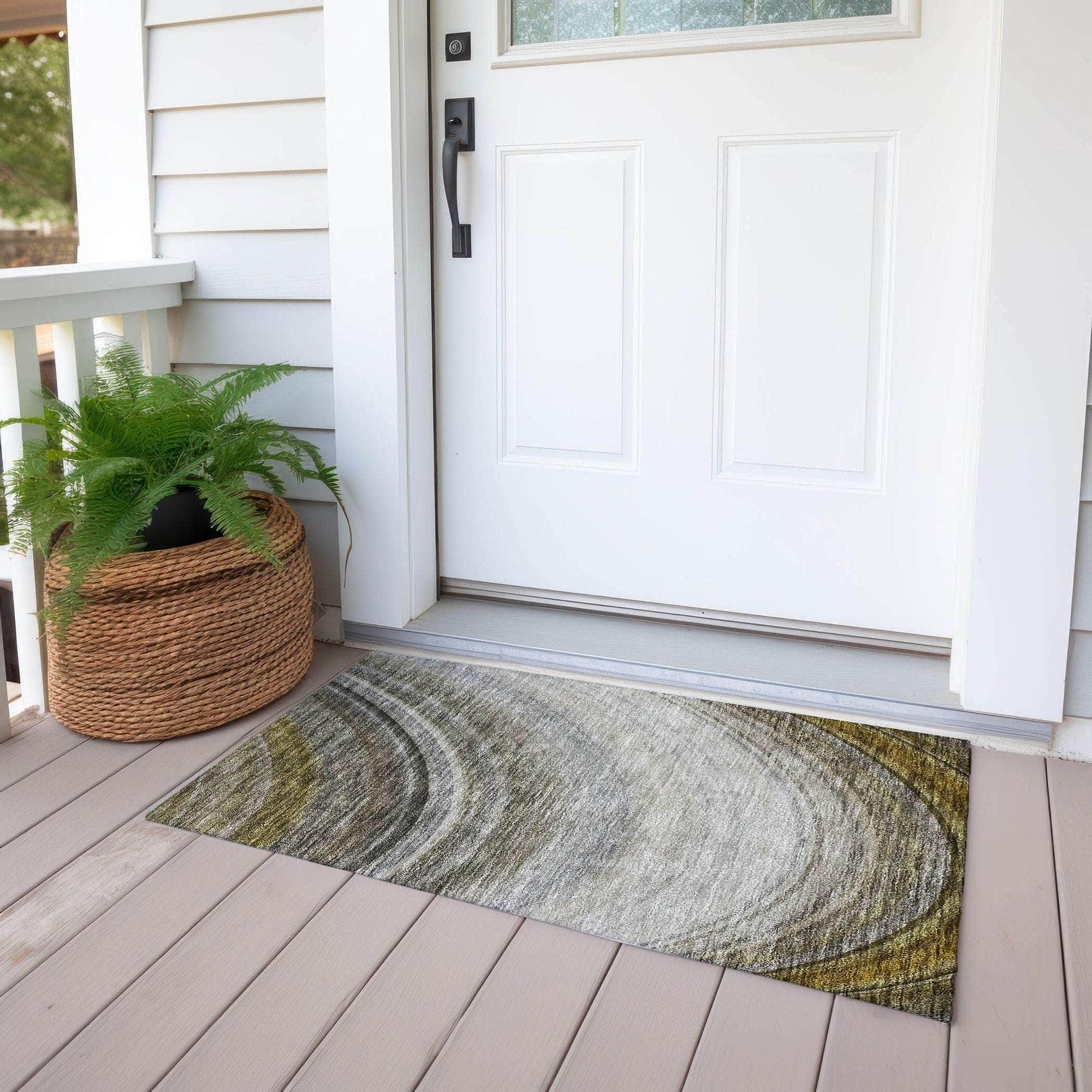 Machine Made ACN584 Taupe Brown Rugs #color_taupe brown