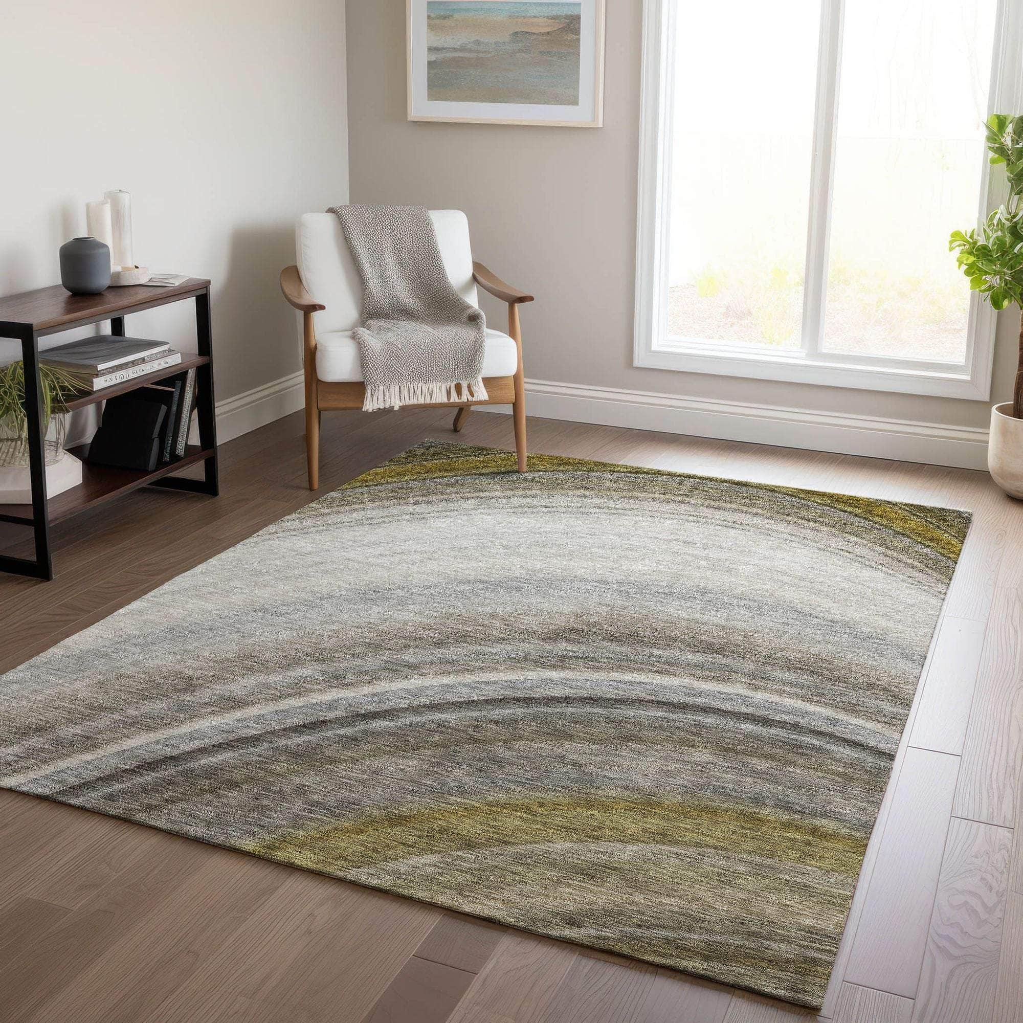 Machine Made ACN584 Taupe Brown Rugs #color_taupe brown