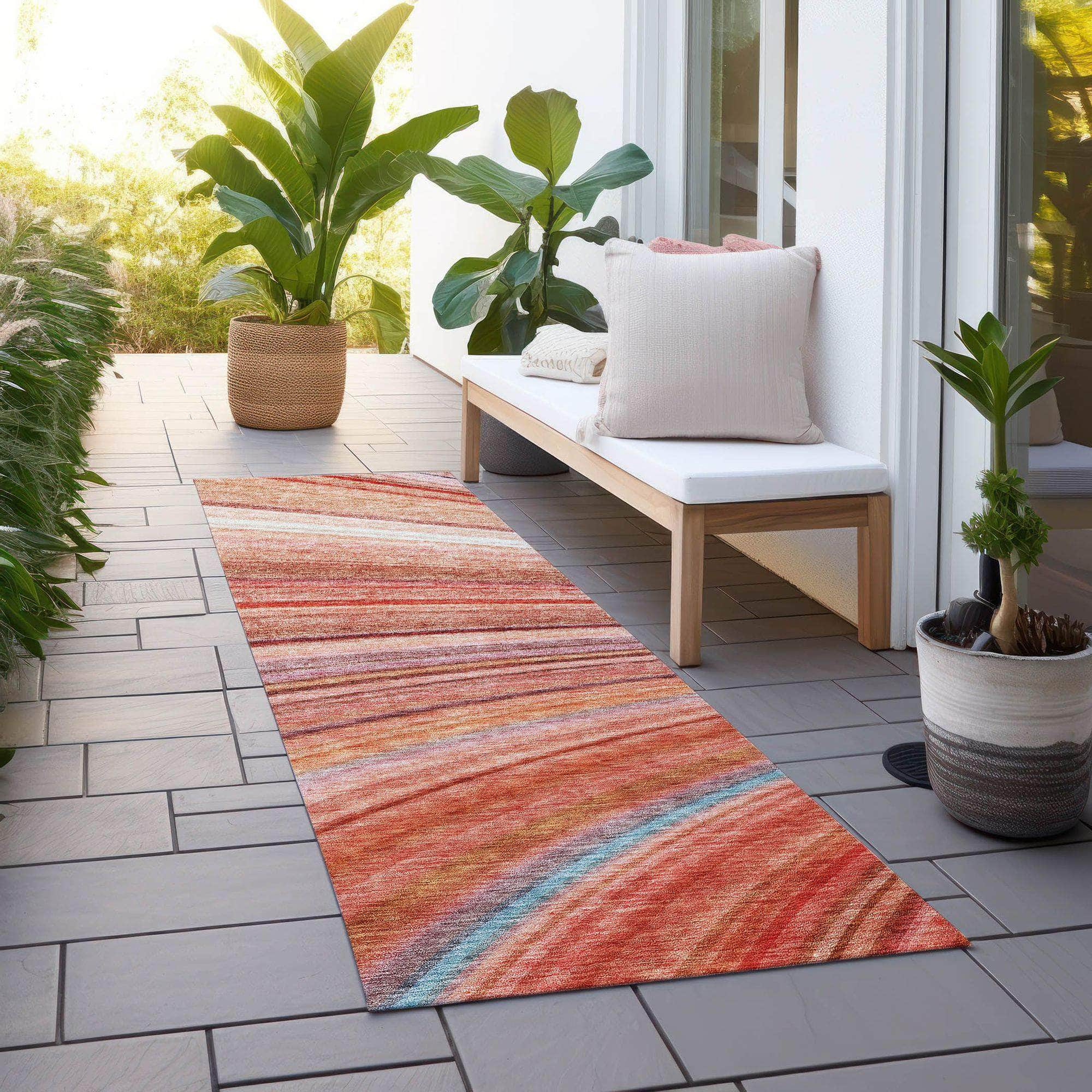 Machine Made ACN585 Terracotta Orange Rugs #color_terracotta orange