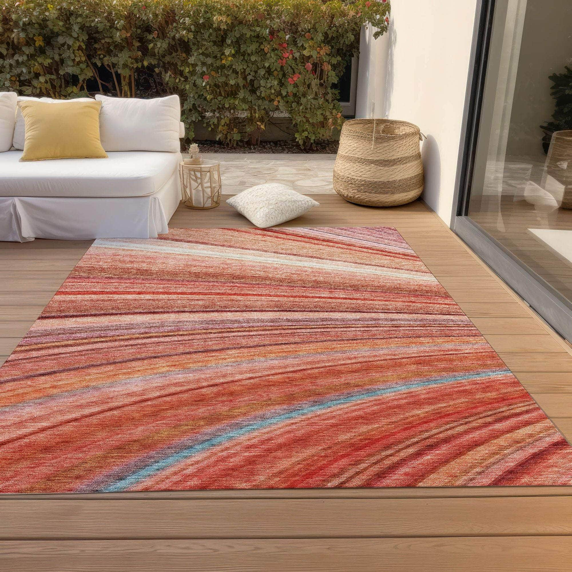 Machine Made ACN585 Terracotta Orange Rugs #color_terracotta orange