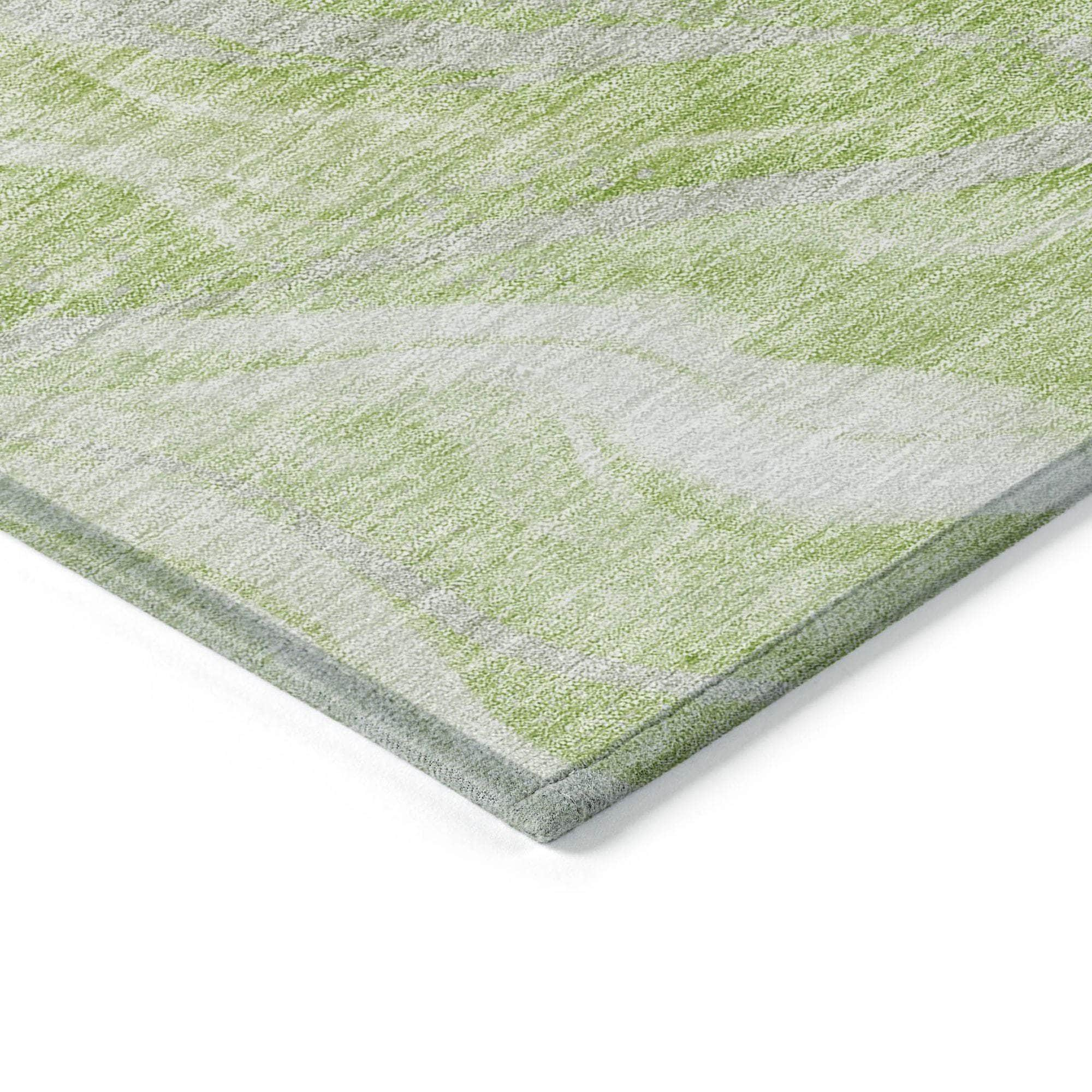 Machine Made ACN720 Aloe Green Rugs #color_aloe green