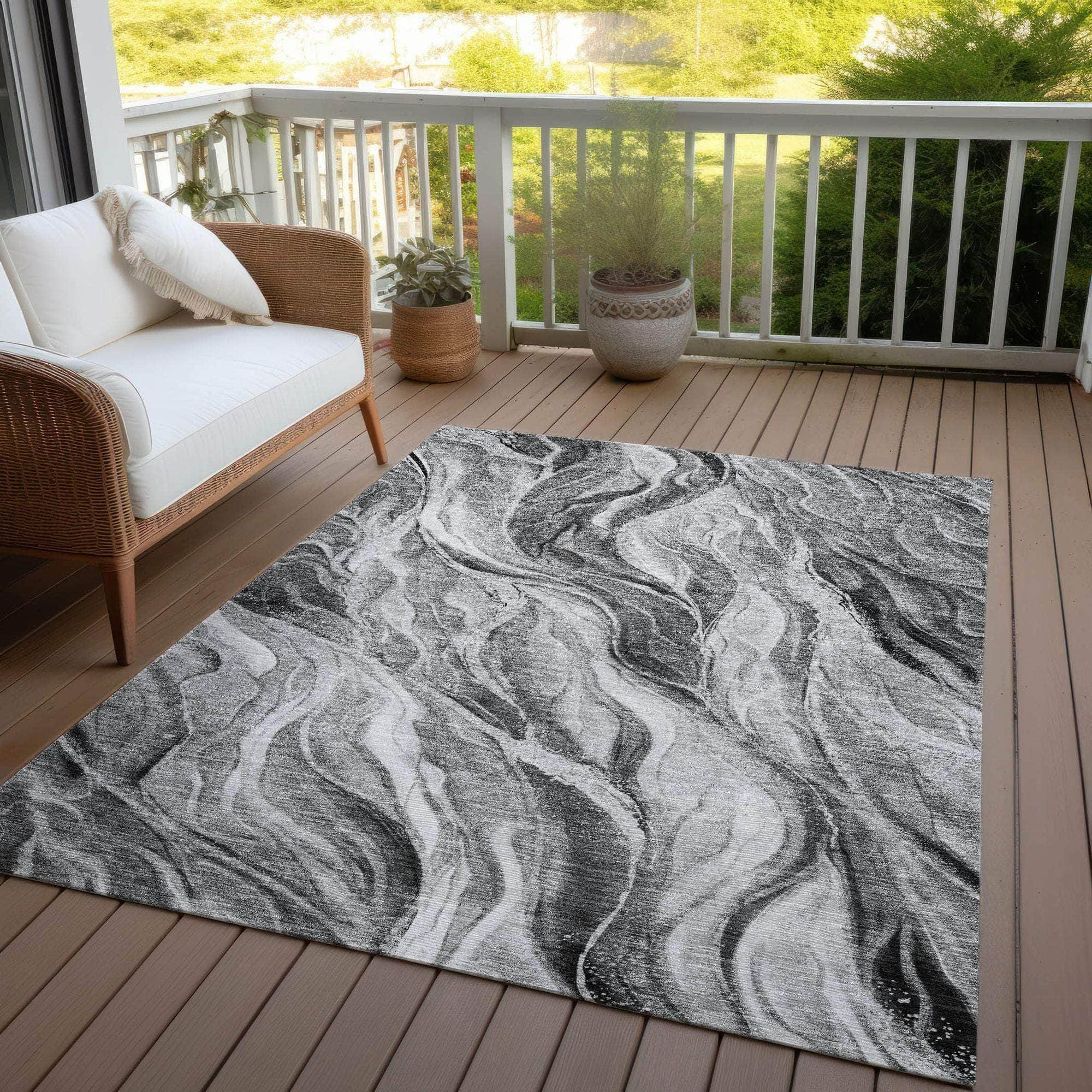 Machine Made ACN720 Gray  Rugs #color_gray 