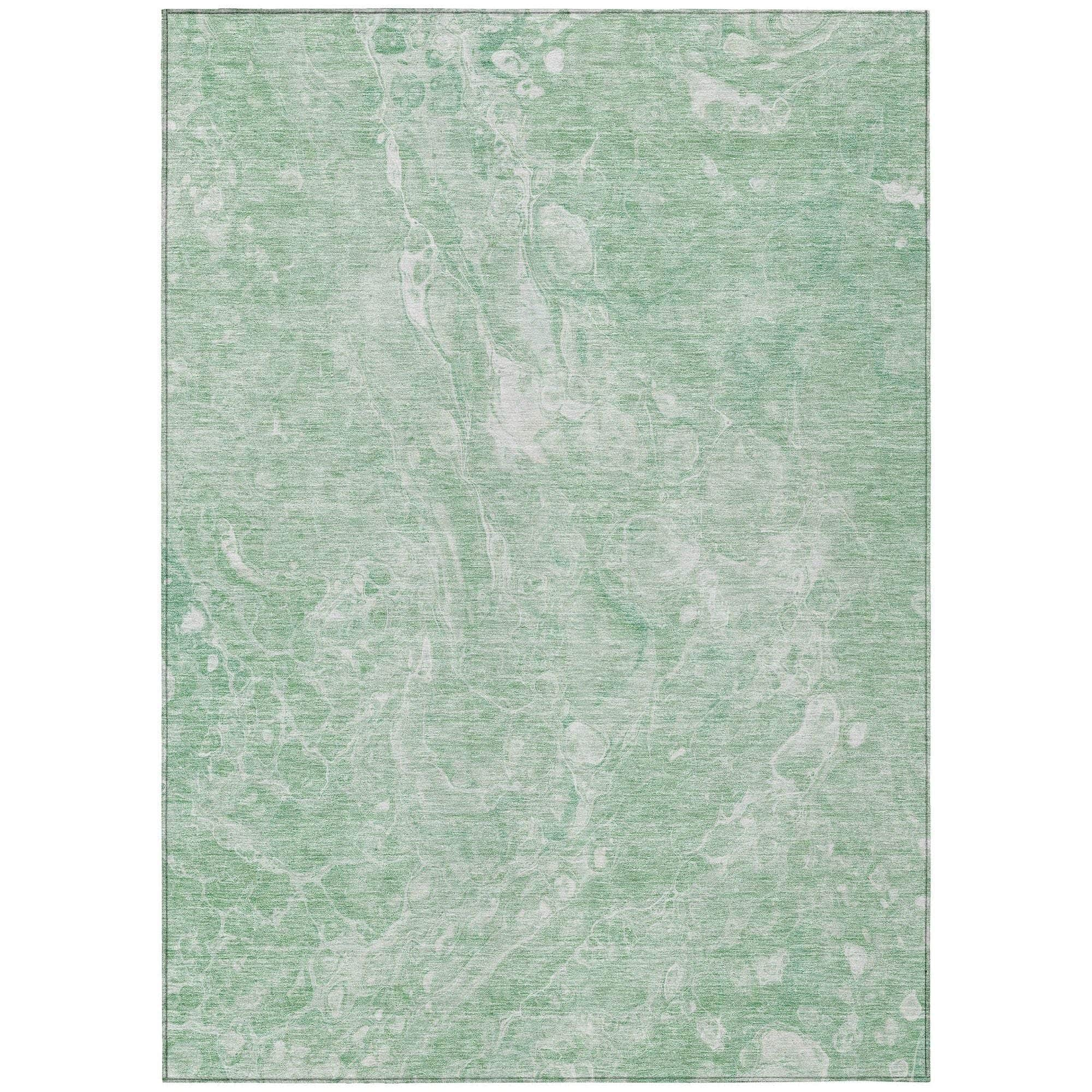 Machine Made ACN670 Mint Green Rugs #color_mint green