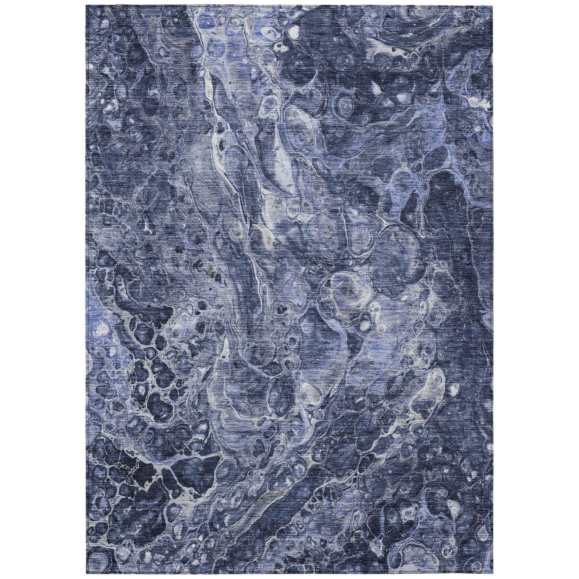 Machine Made ACN670 Navy Blue Rugs #color_navy blue