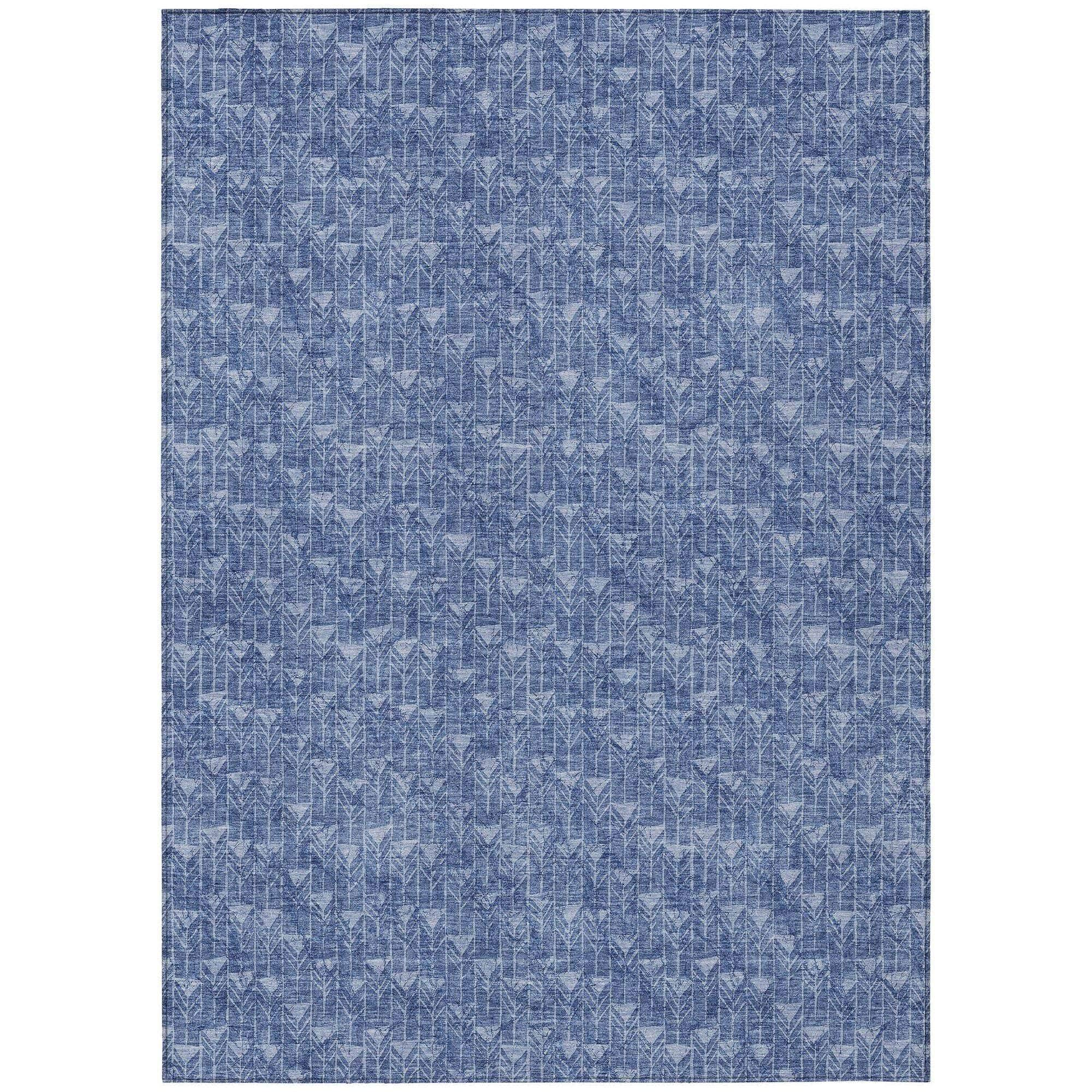 Machine Made ACN514 Navy Blue Rugs #color_navy blue