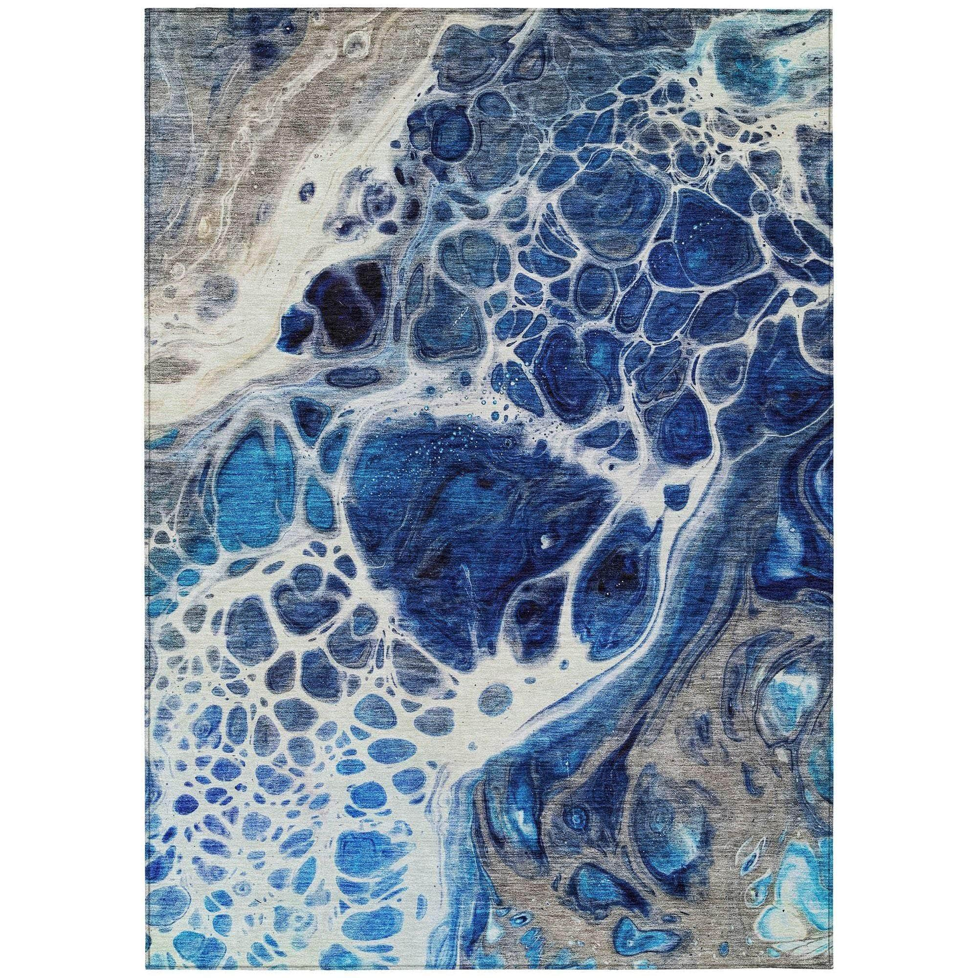 Machine Made ACN682 Navy Blue Rugs #color_navy blue