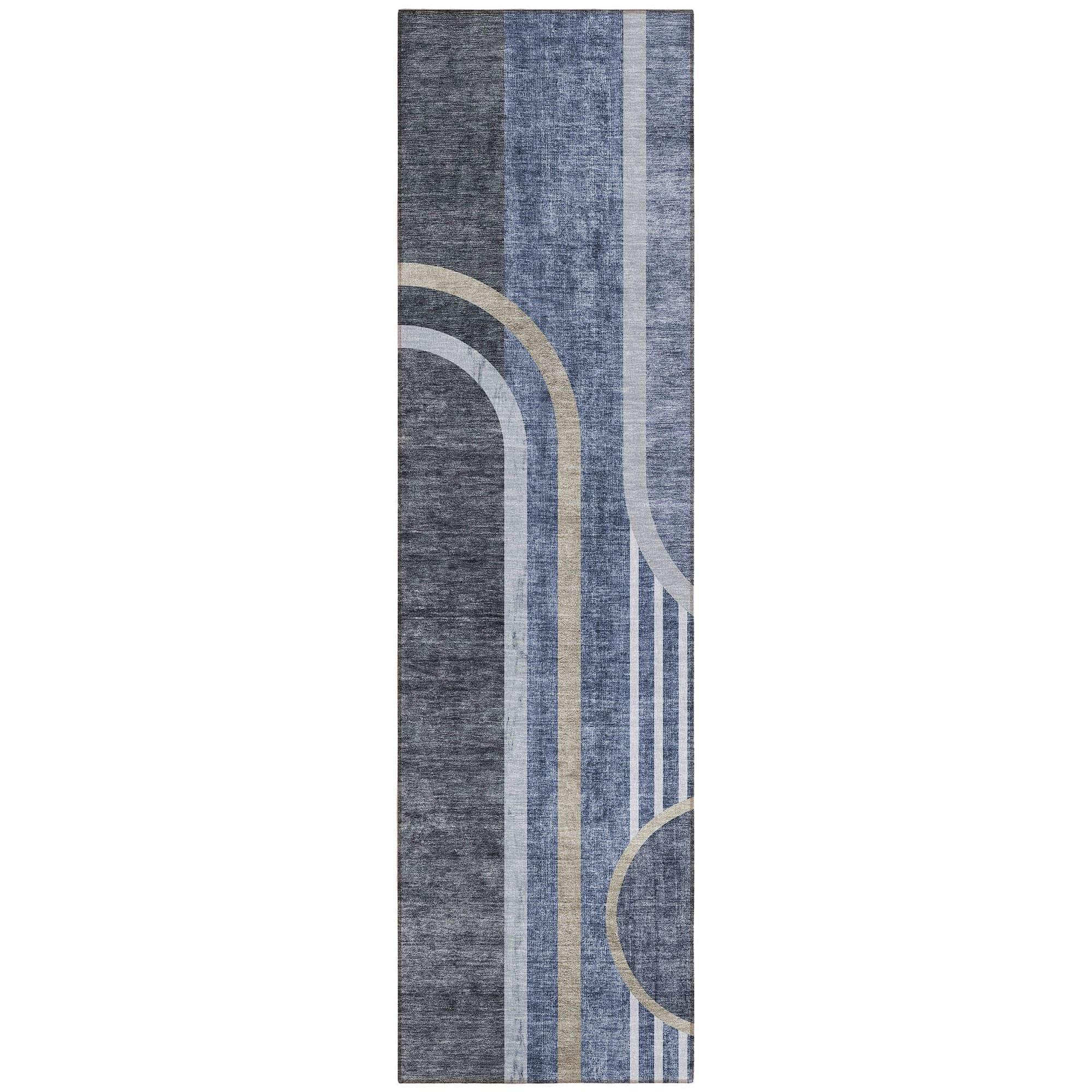 Machine Made ACN532 Navy Blue Rugs #color_navy blue