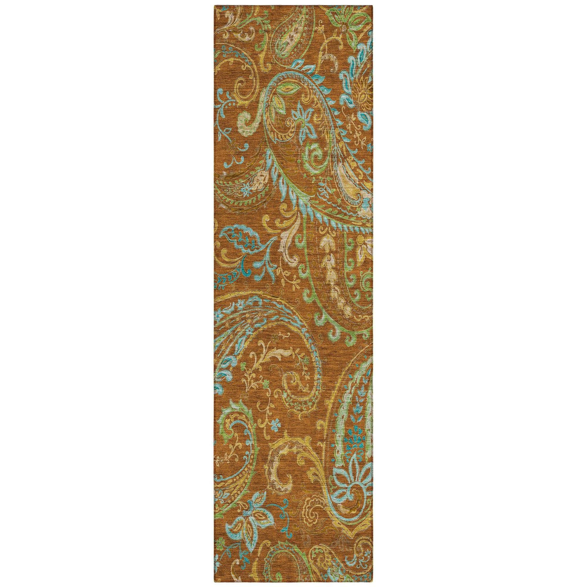 Machine Made ACN533 Paprika Orange Rugs #color_paprika orange