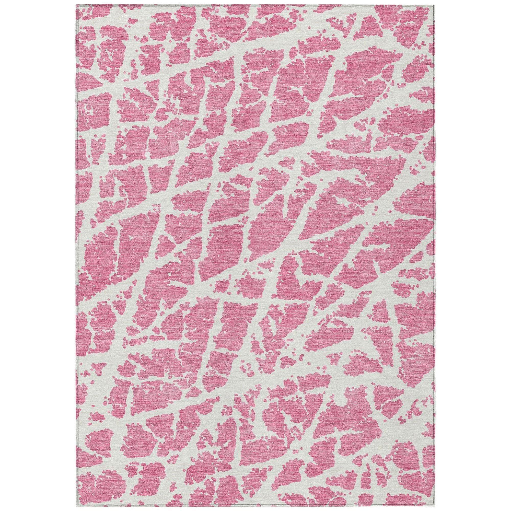 Machine Made ACN501 Pink  Rugs #color_pink 